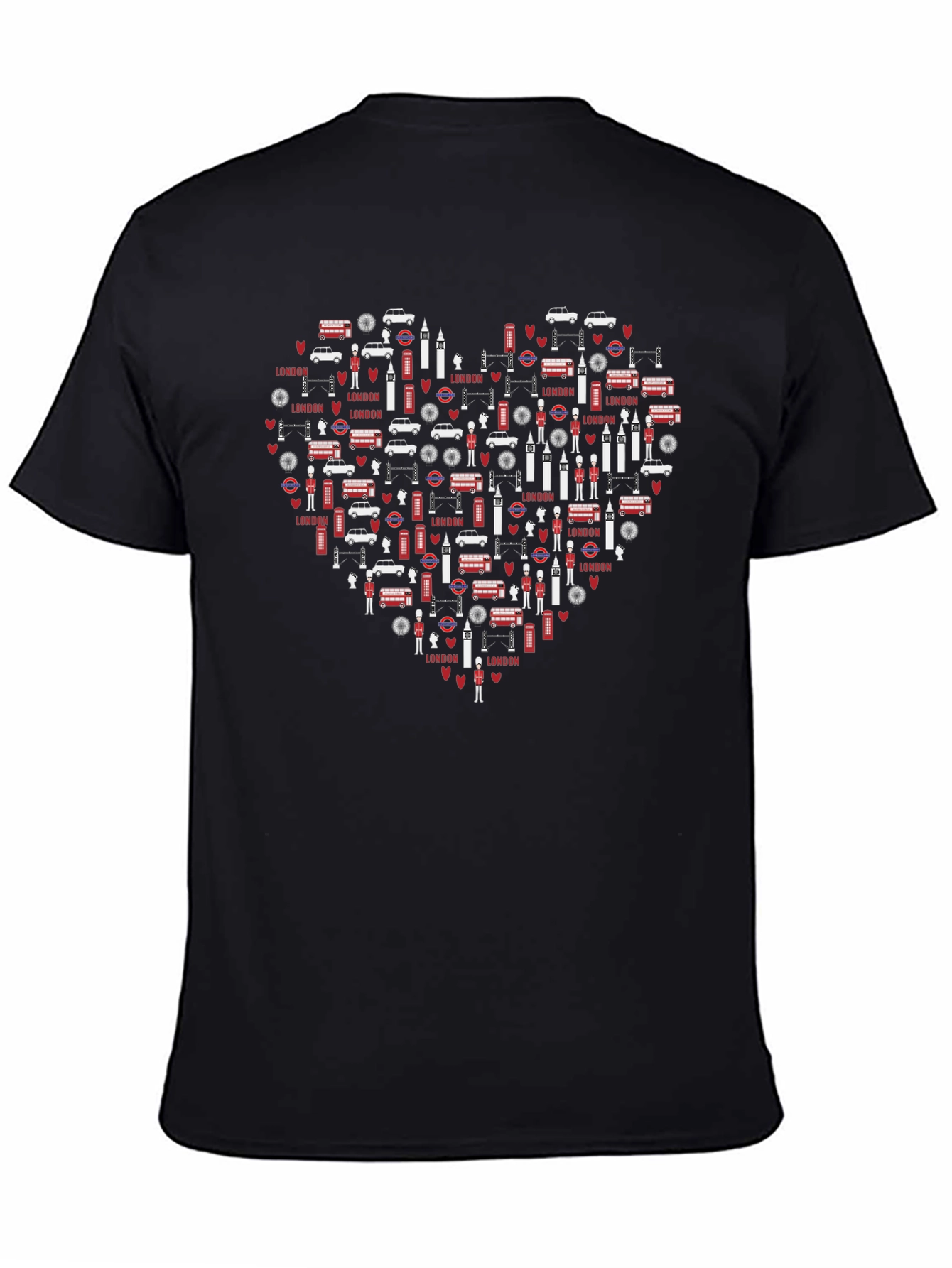 London Love Black T-Shirt