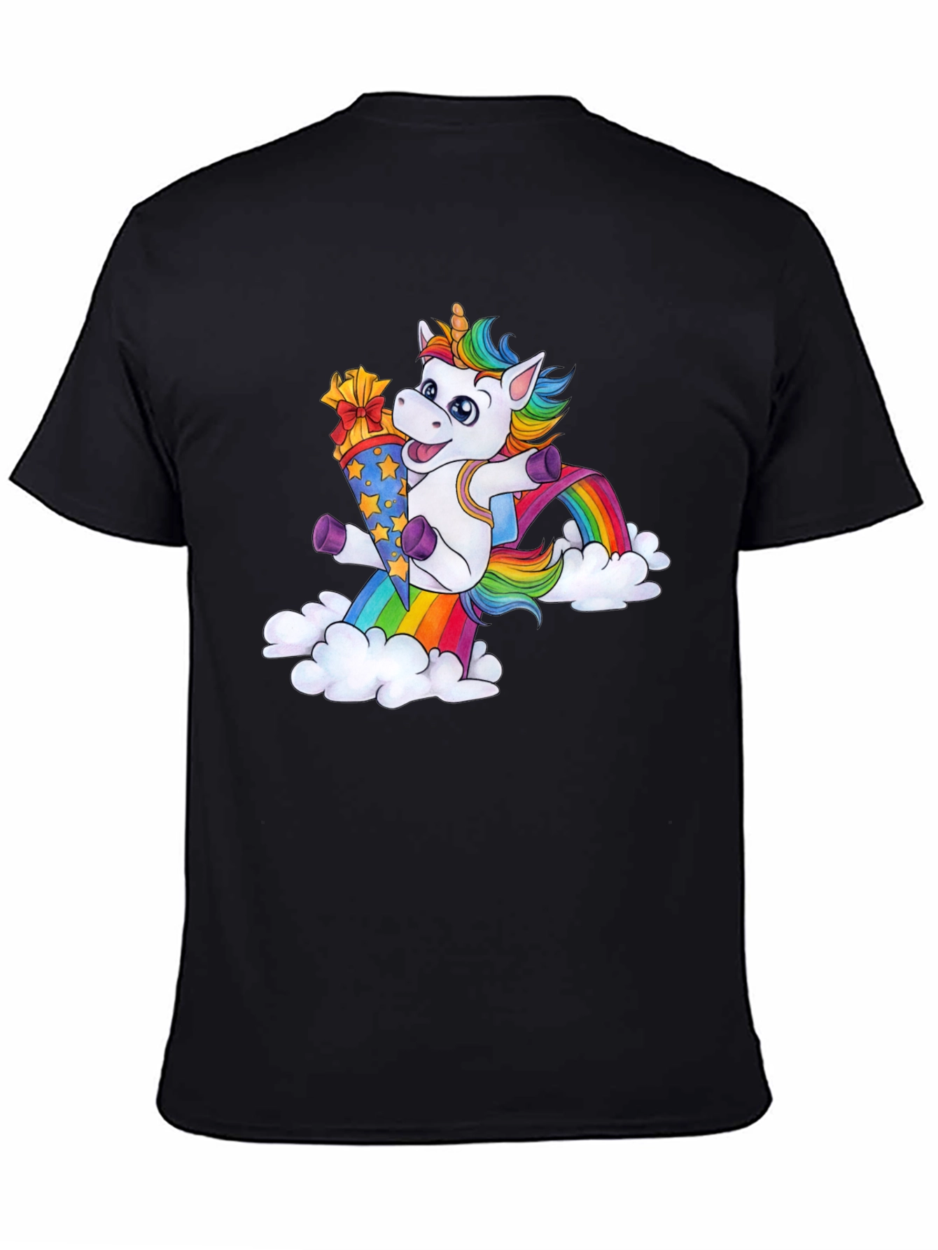 Unicorn Rainbow Graphic T-Shirt