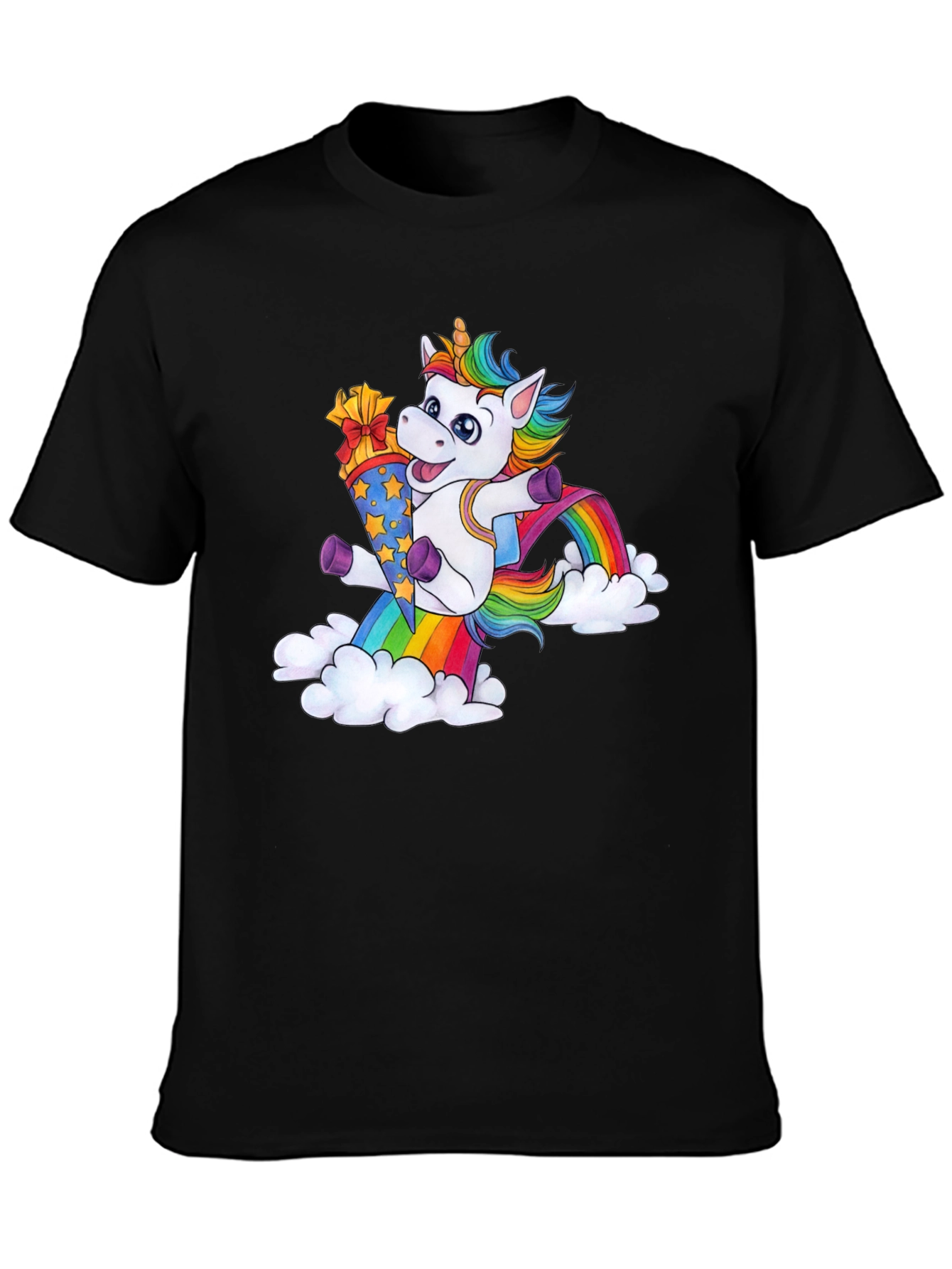 Unicorn Rainbow Graphic T-Shirt