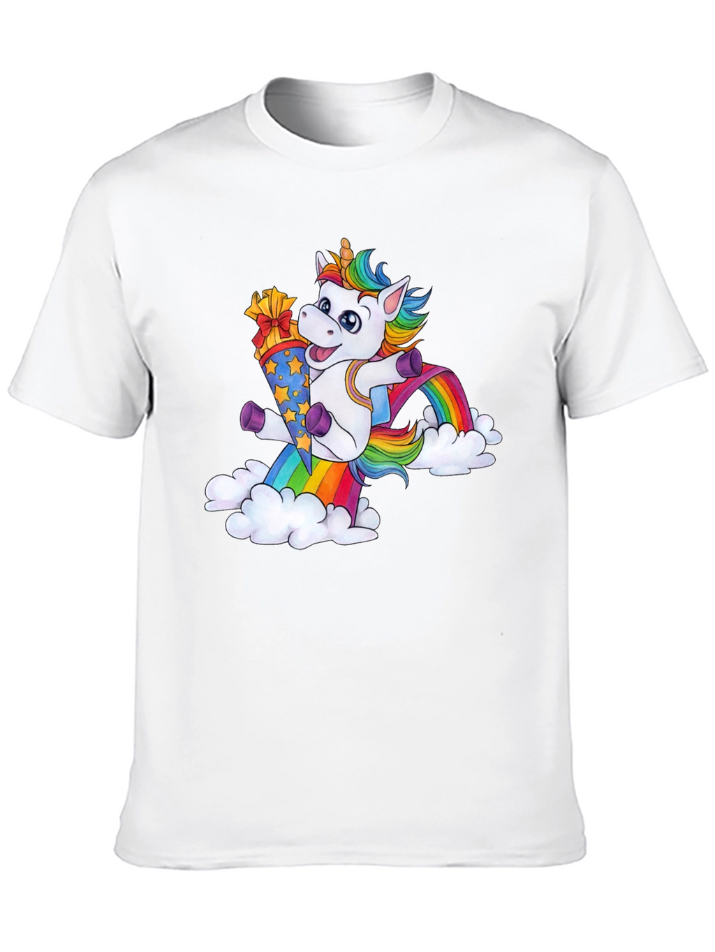 Unicorn Rainbow Graphic T-Shirt