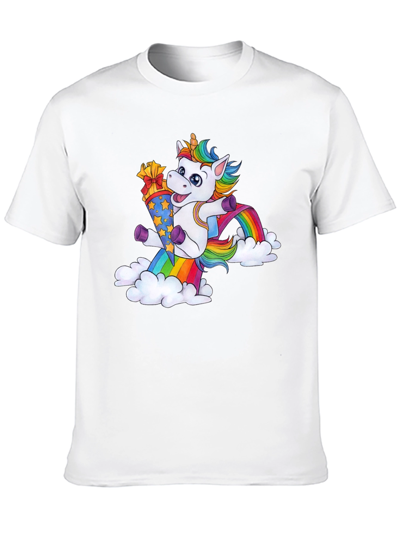 Unicorn Rainbow Graphic T-Shirt