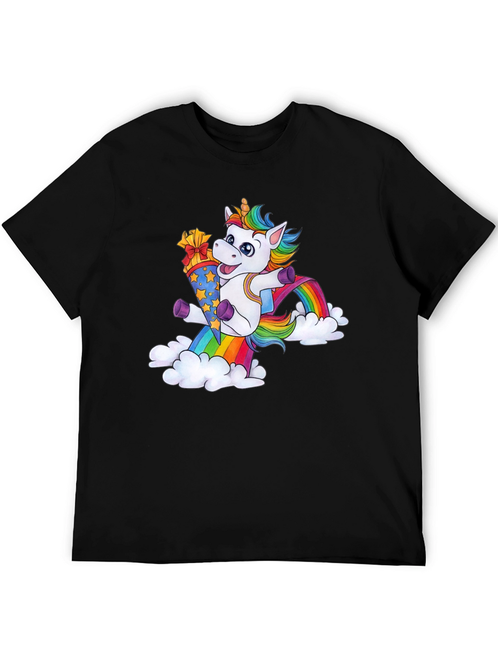 Unicorn Rainbow Graphic T-Shirt