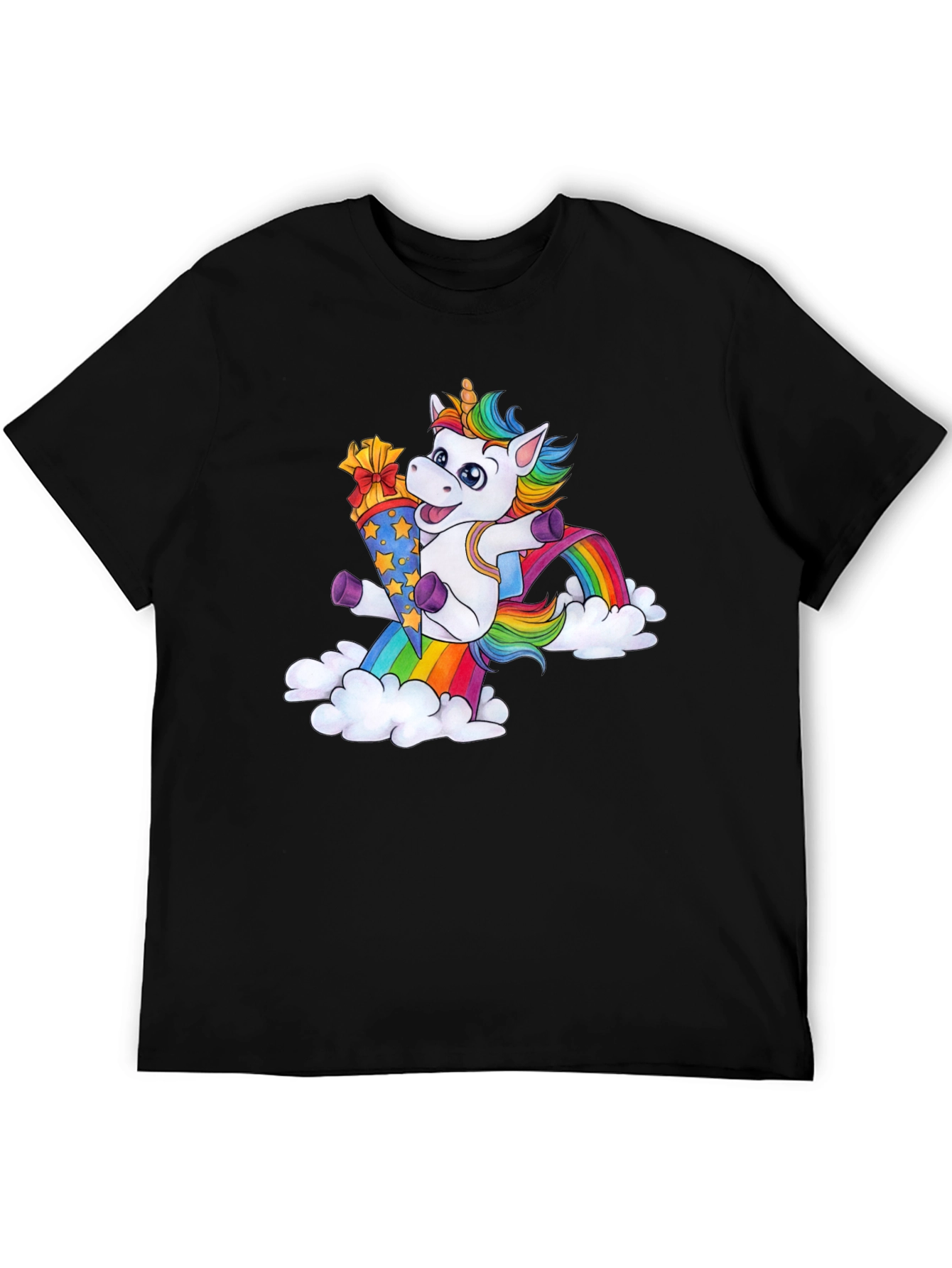 Unicorn Rainbow Graphic T-Shirt