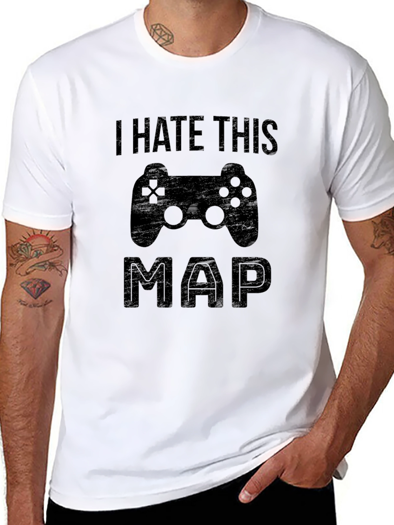I Hate This Map Gaming T-Shirt
