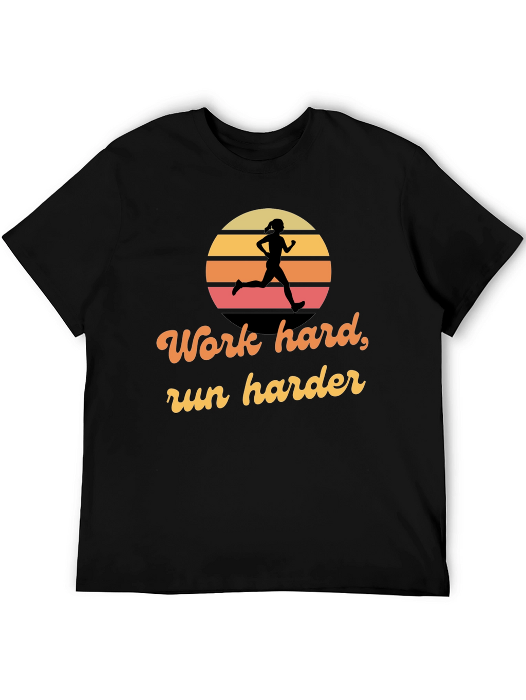 Work Hard Run Harder Graphic Tee