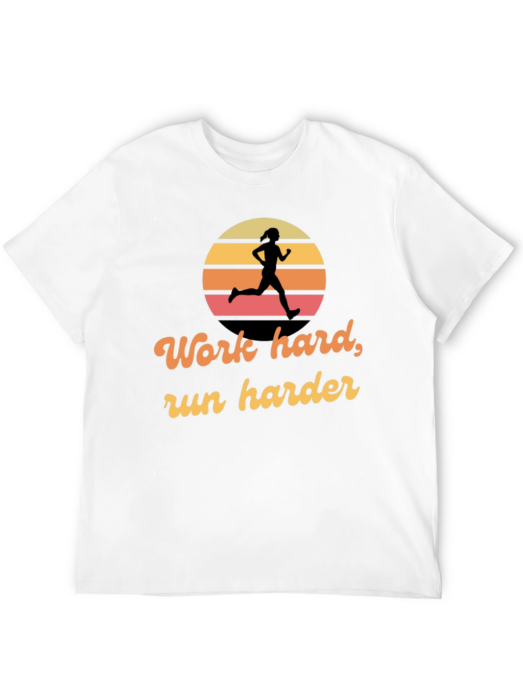 Work Hard Run Harder Graphic Tee