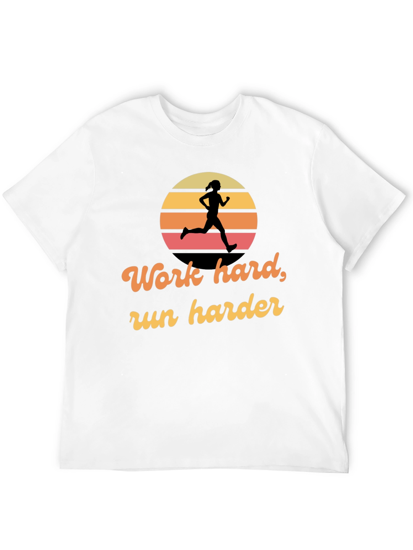Work Hard Run Harder Graphic Tee