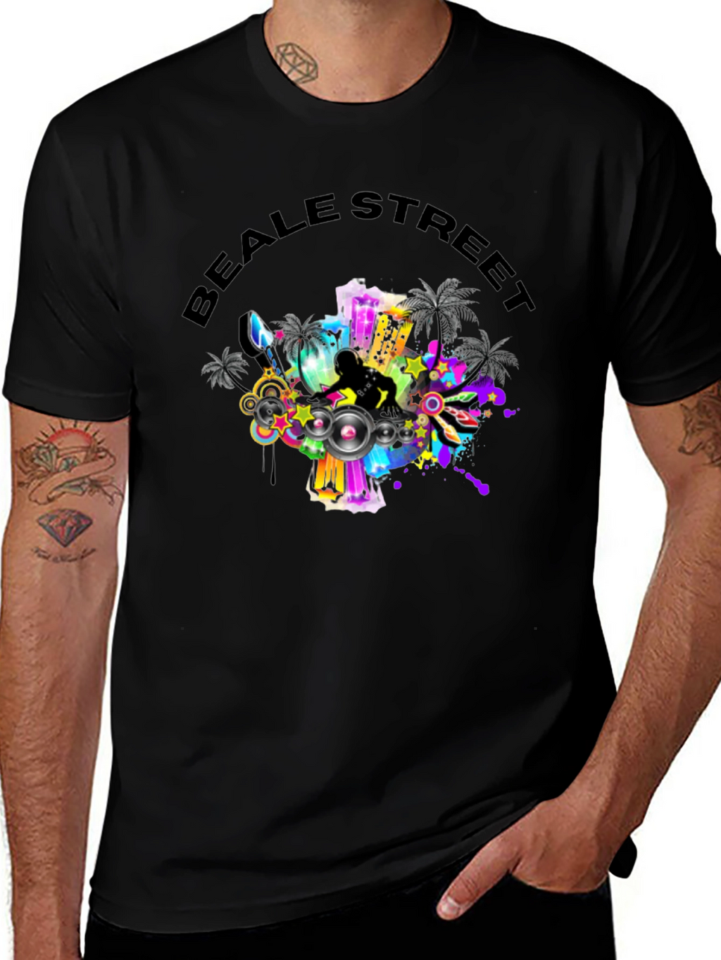 Beale Street DJ Graphic T-Shirt