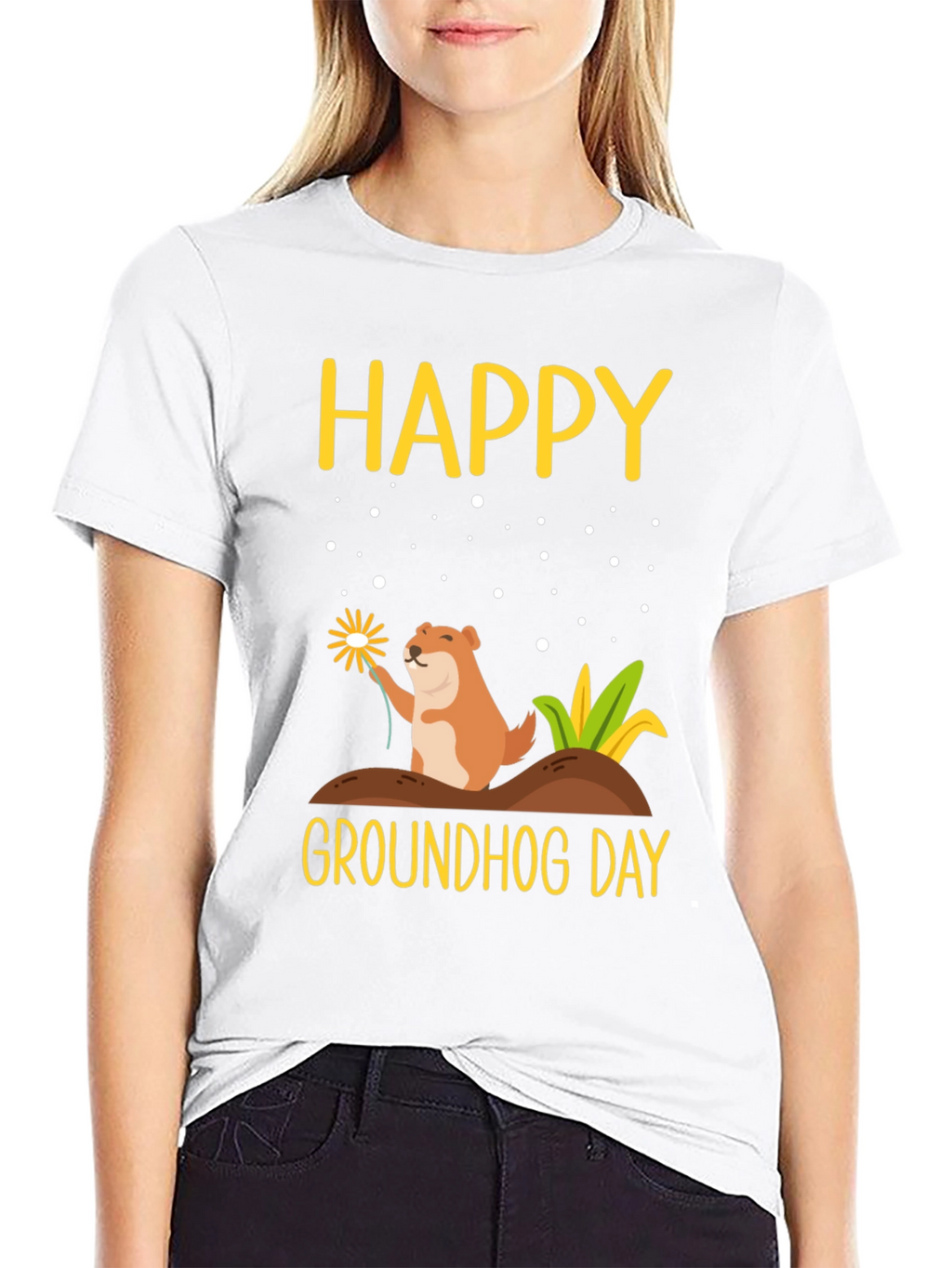 Happy Groundhog Day Graphic Tee