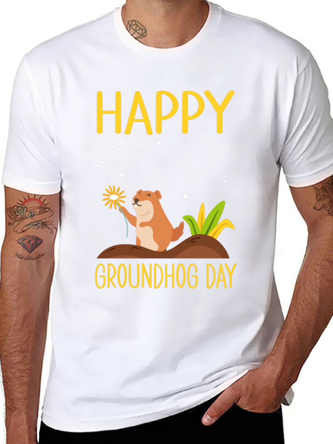 Happy Groundhog Day Graphic Tee