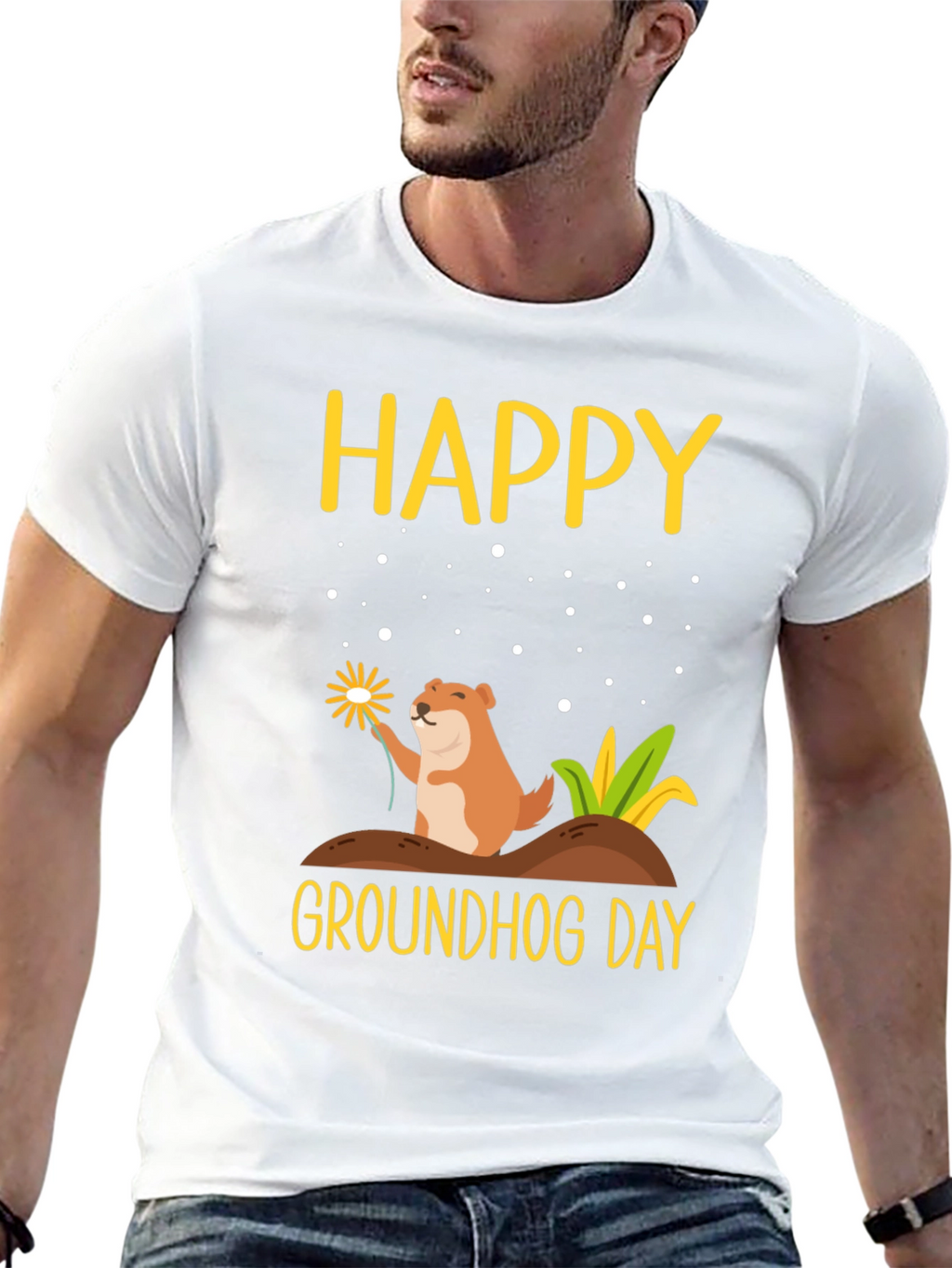 Happy Groundhog Day Graphic Tee