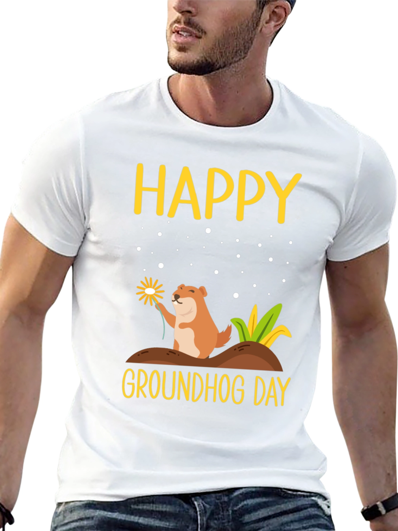 Happy Groundhog Day Graphic Tee