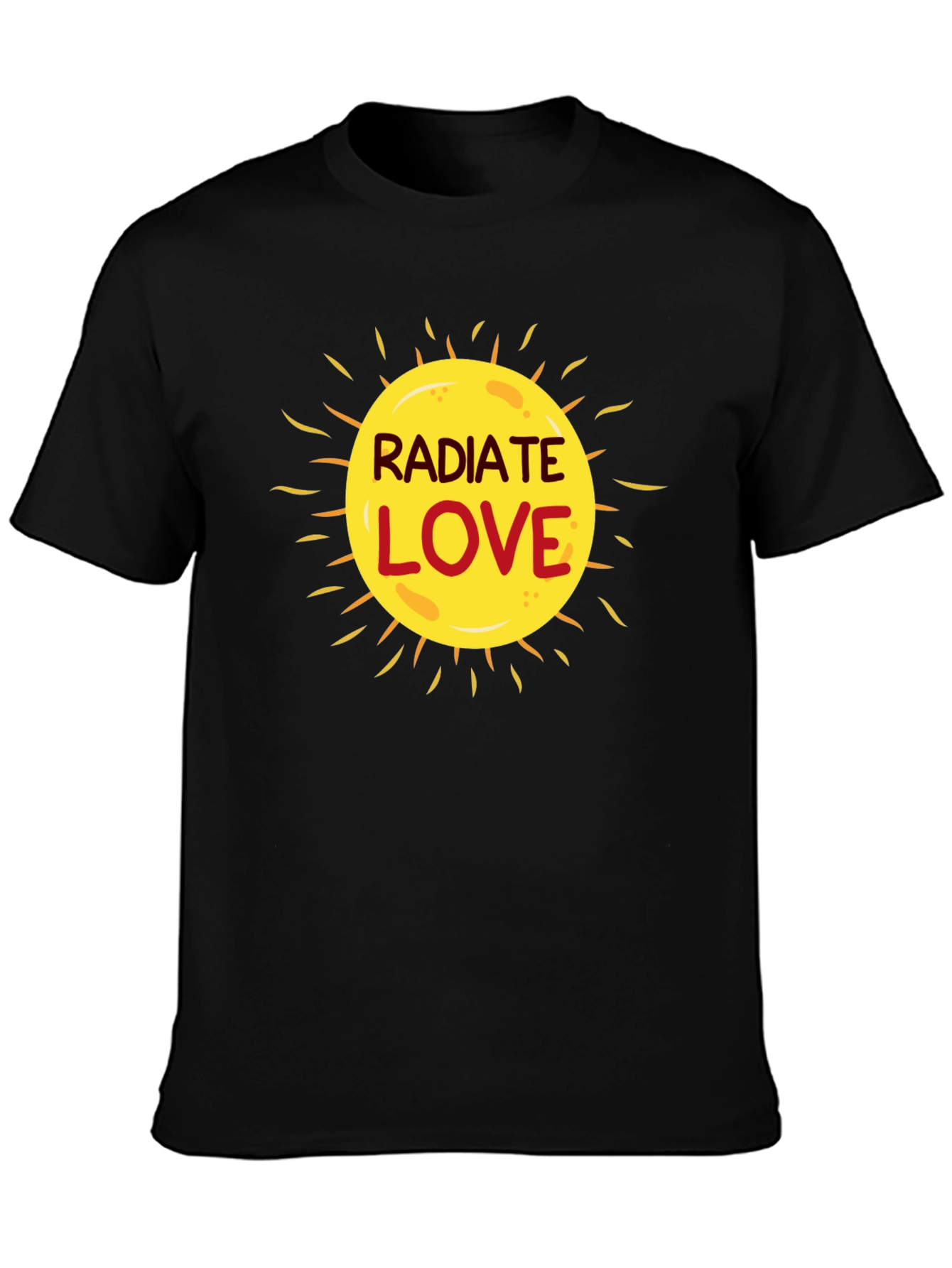 Radiate Love Graphic T-Shirt - Black