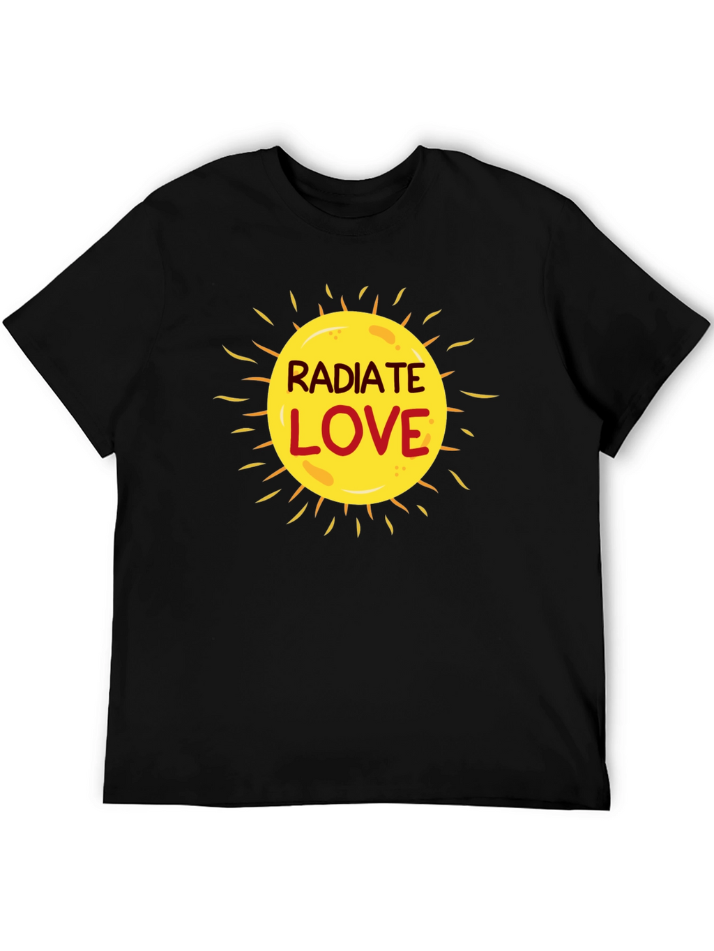 Radiate Love Graphic T-Shirt - Black