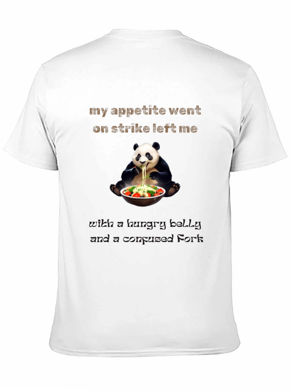 Hungry Panda T-Shirt Funny Graphic Tee