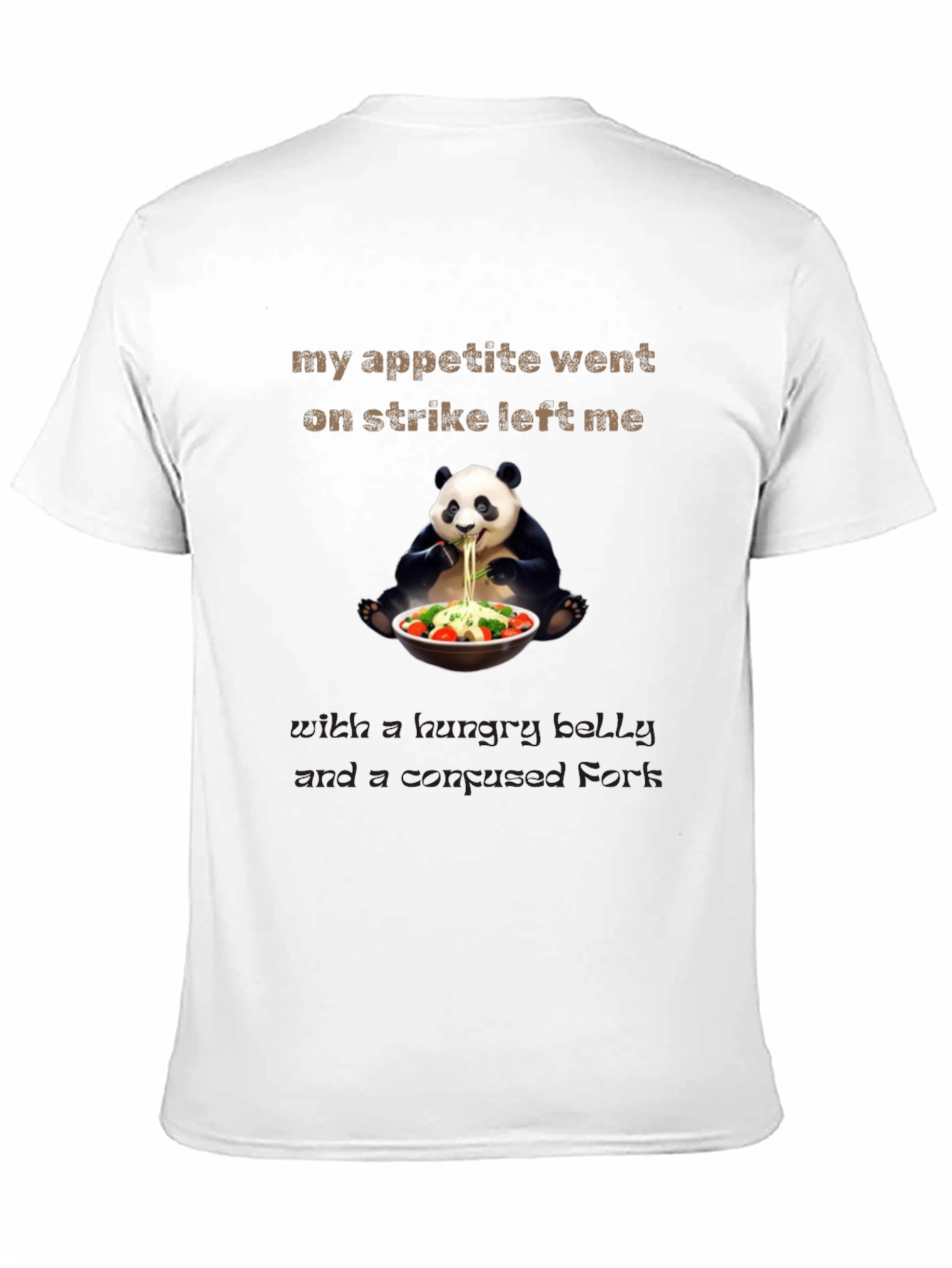 Hungry Panda T-Shirt Funny Graphic Tee