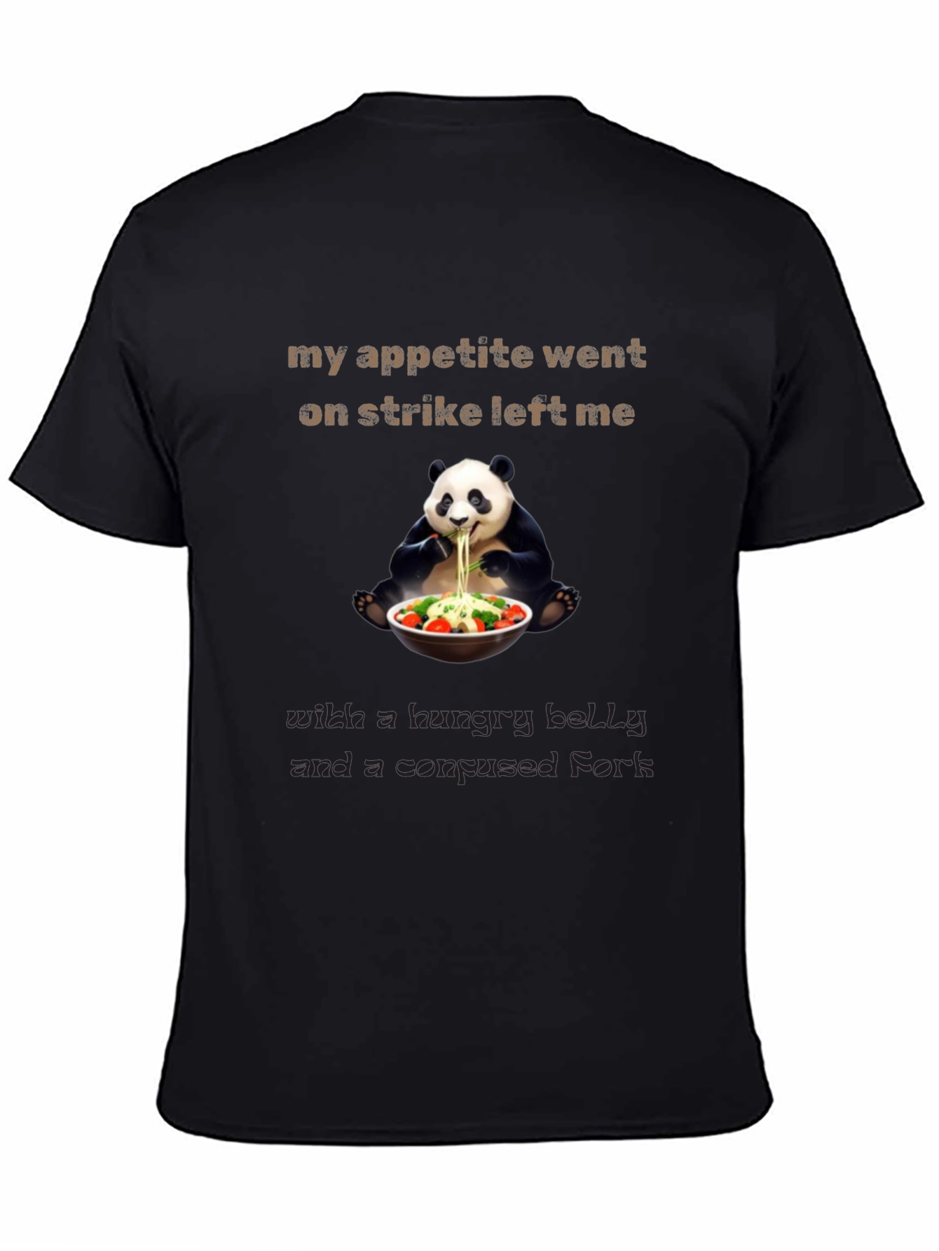 Hungry Panda T-Shirt Funny Graphic Tee