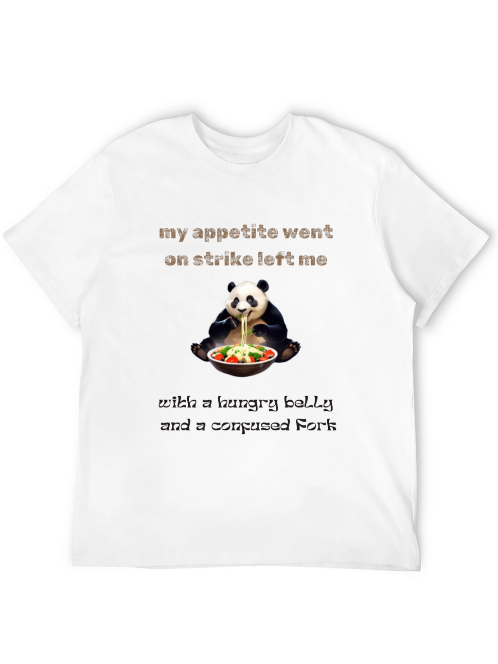 Hungry Panda T-Shirt Funny Graphic Tee