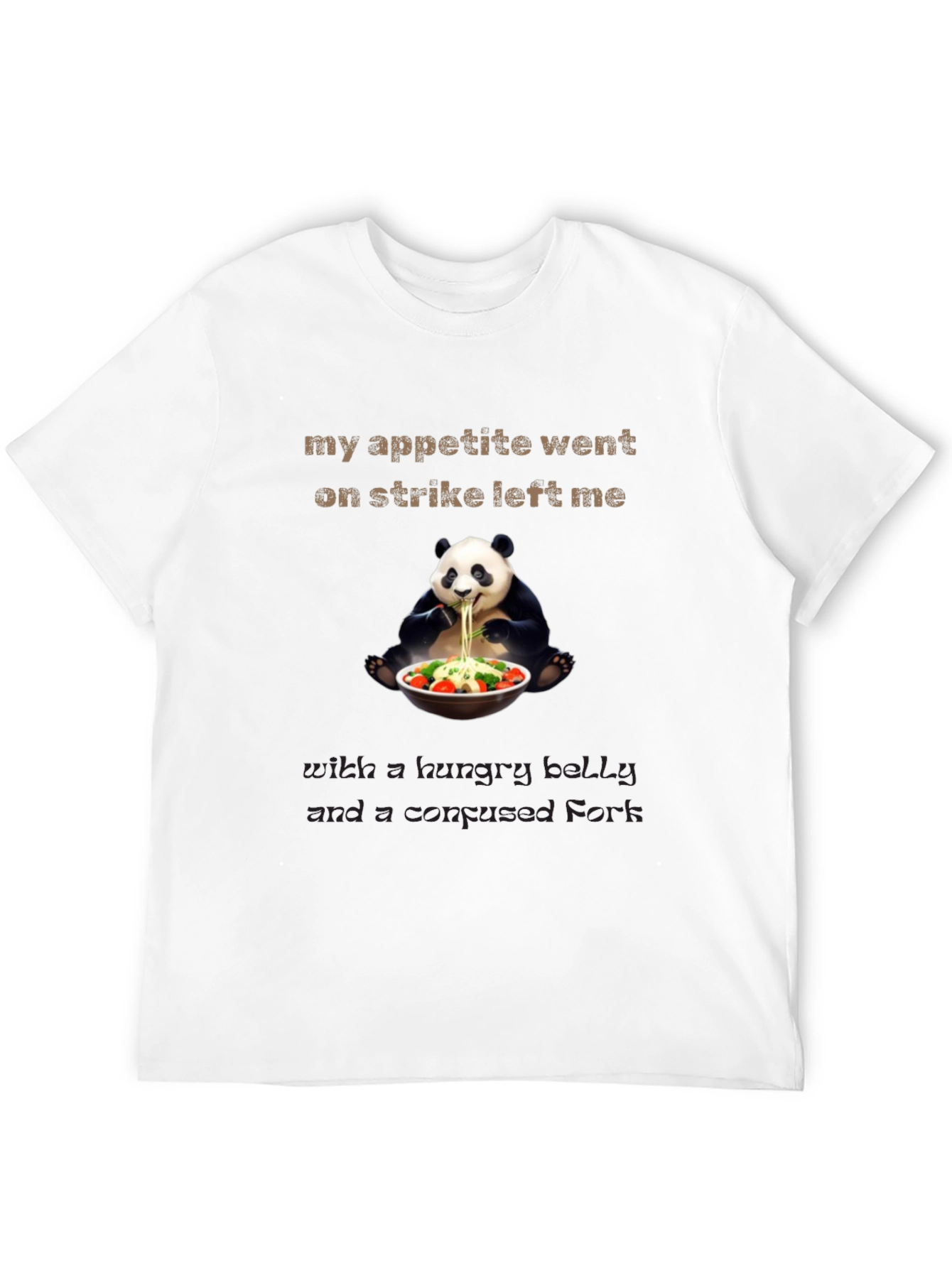 Hungry Panda T-Shirt Funny Graphic Tee