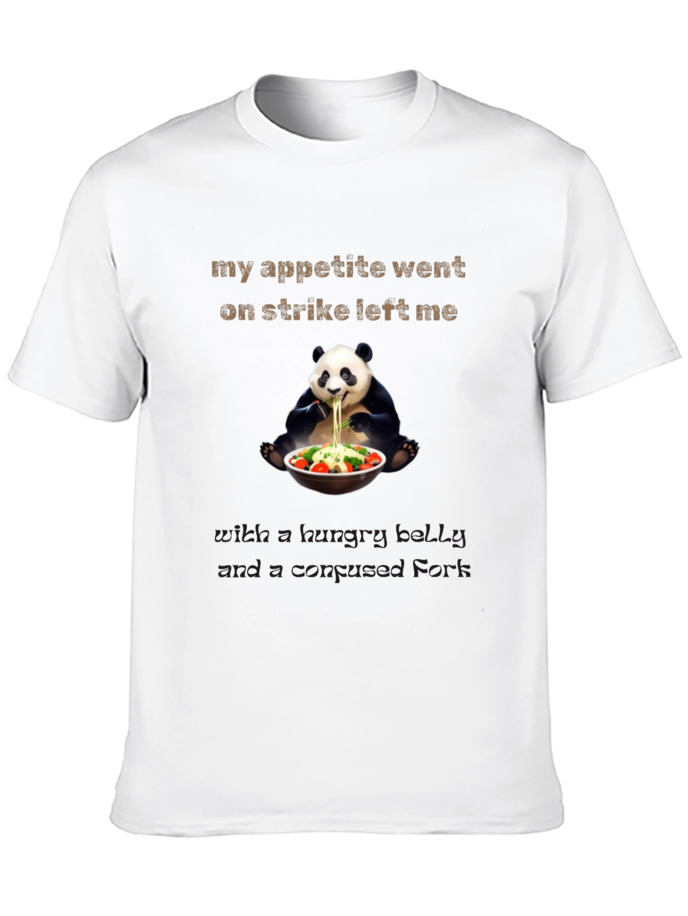 Hungry Panda T-Shirt Funny Graphic Tee