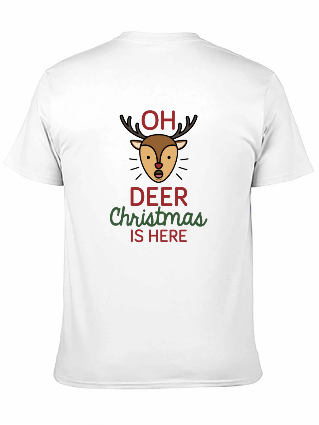 Oh Deer Christmas Graphic T-Shirt