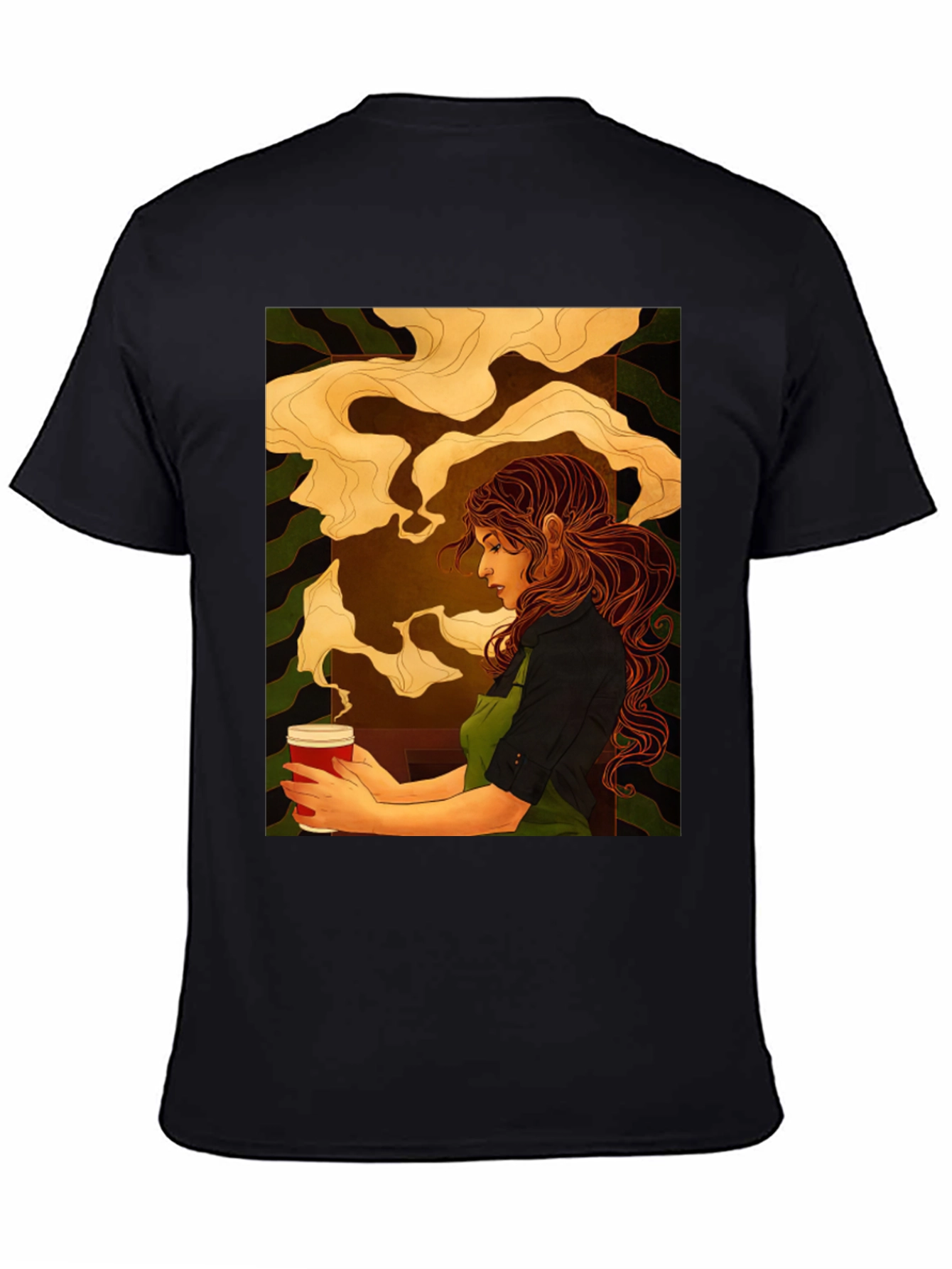 Barista Art Black T-Shirt - Coffee Lovers Tee