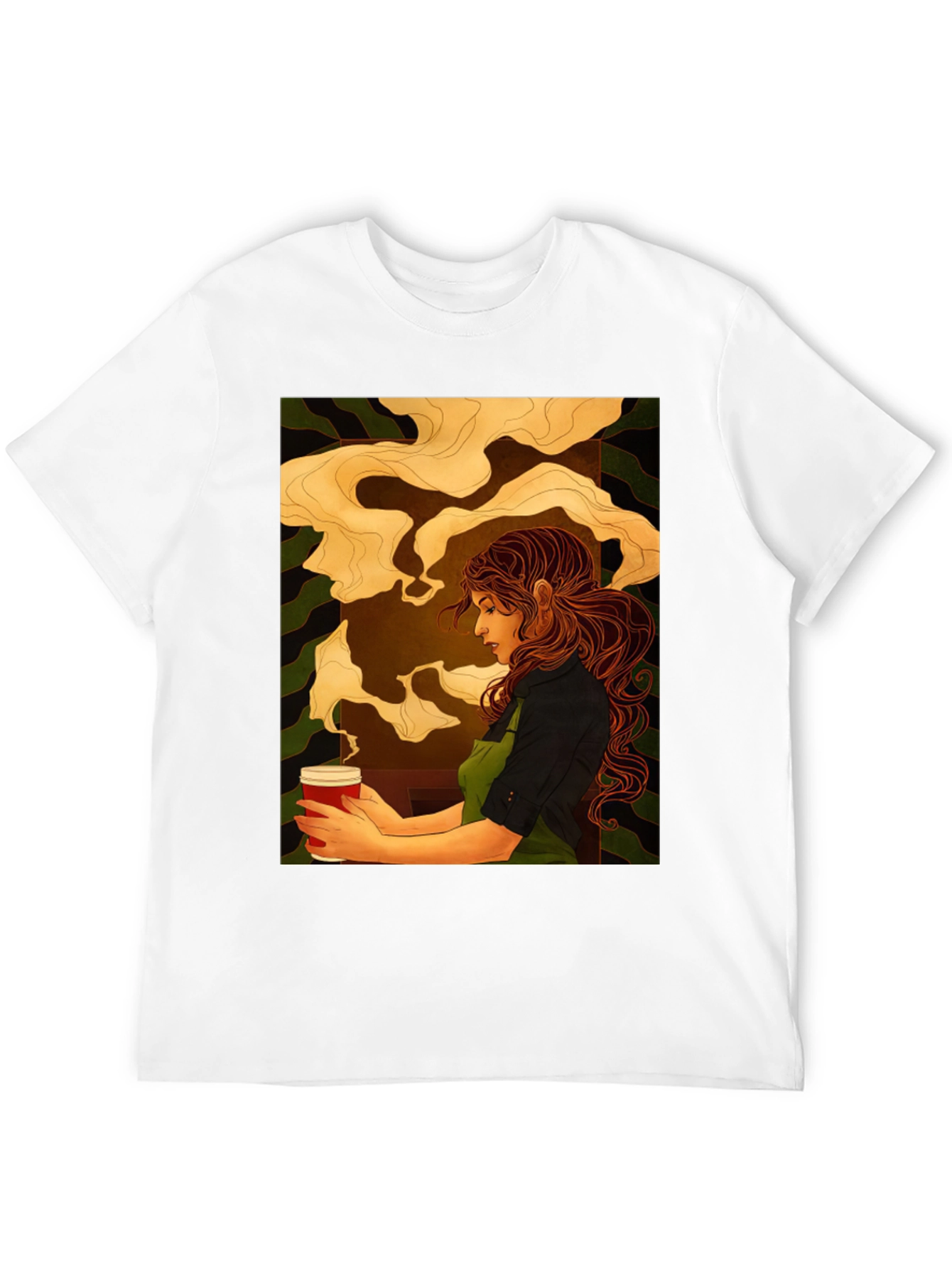 Barista Art Black T-Shirt - Coffee Lovers Tee