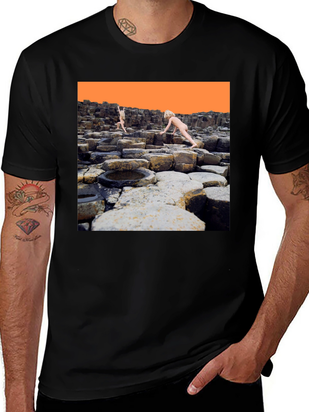 Hexagon Rock Climbers Graphic Tee