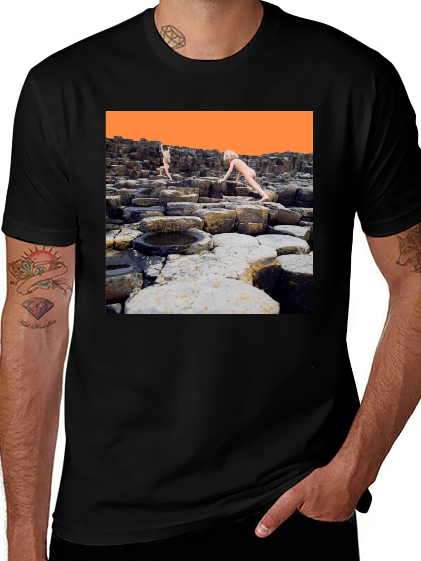 Hexagon Rock Climbers Graphic Tee