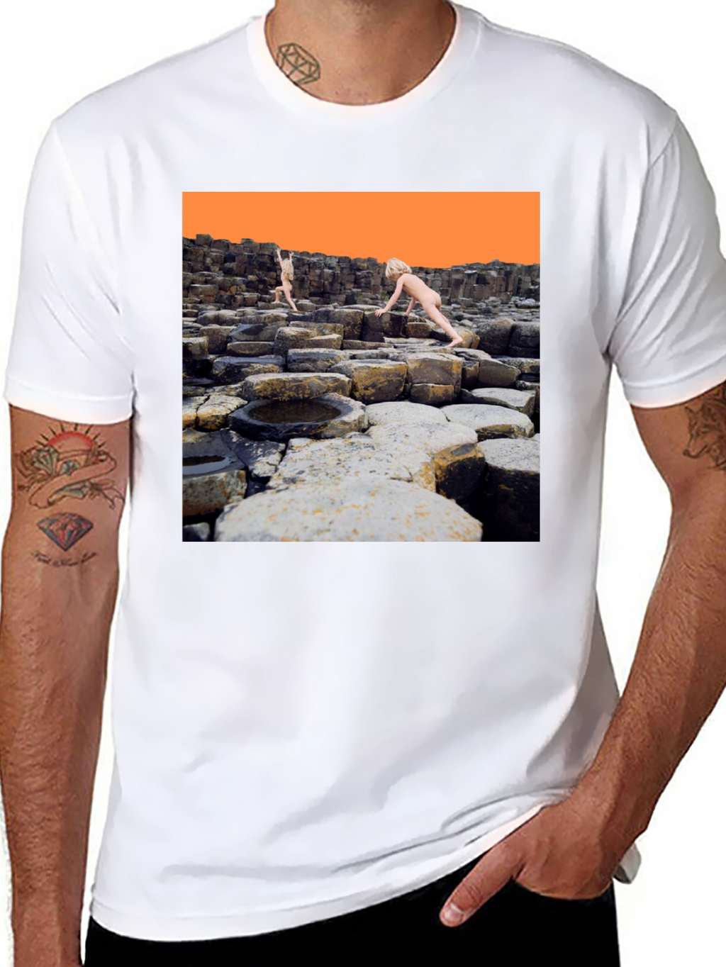 Hexagon Rock Climbers Graphic Tee