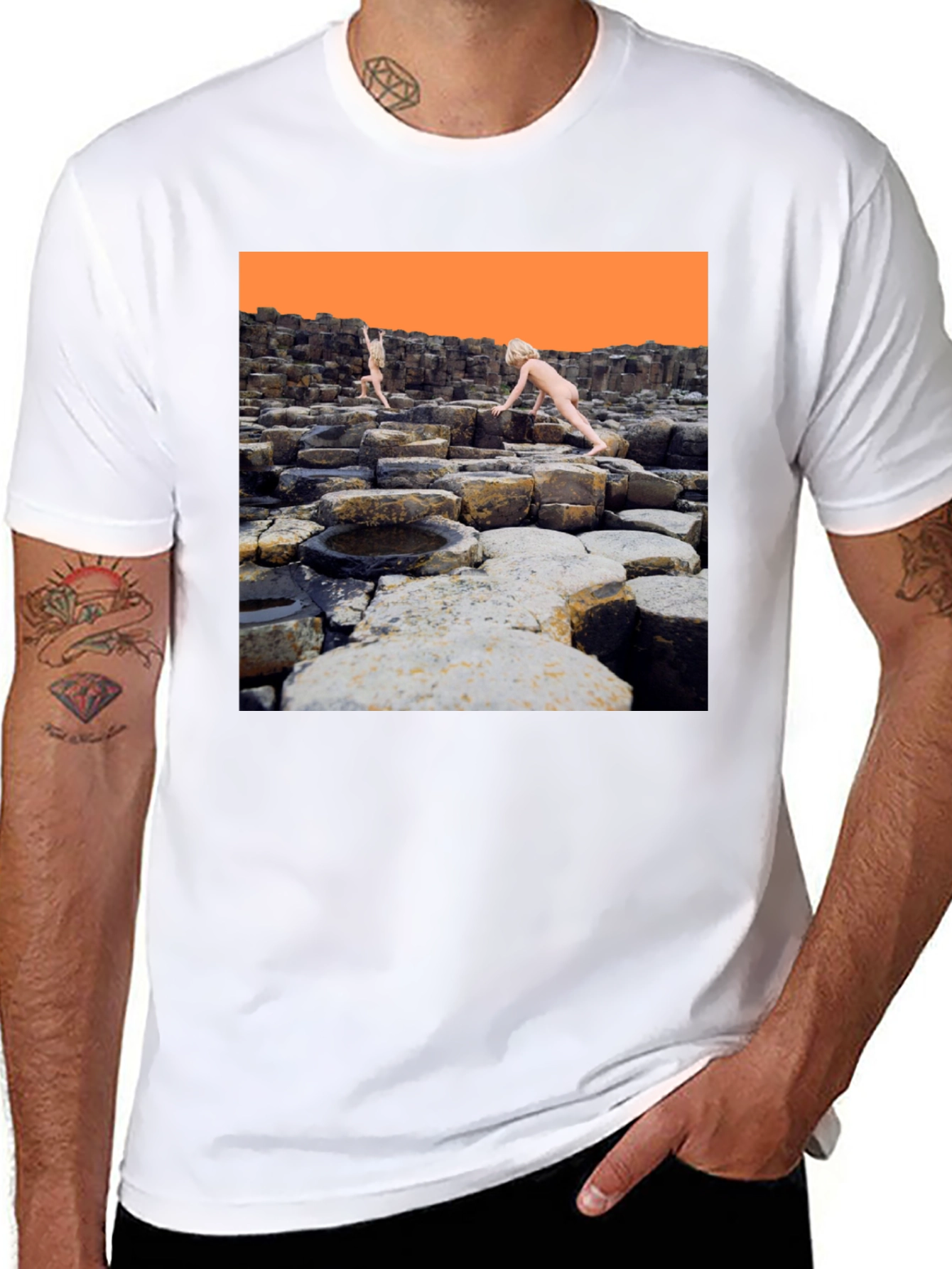 Hexagon Rock Climbers Graphic Tee