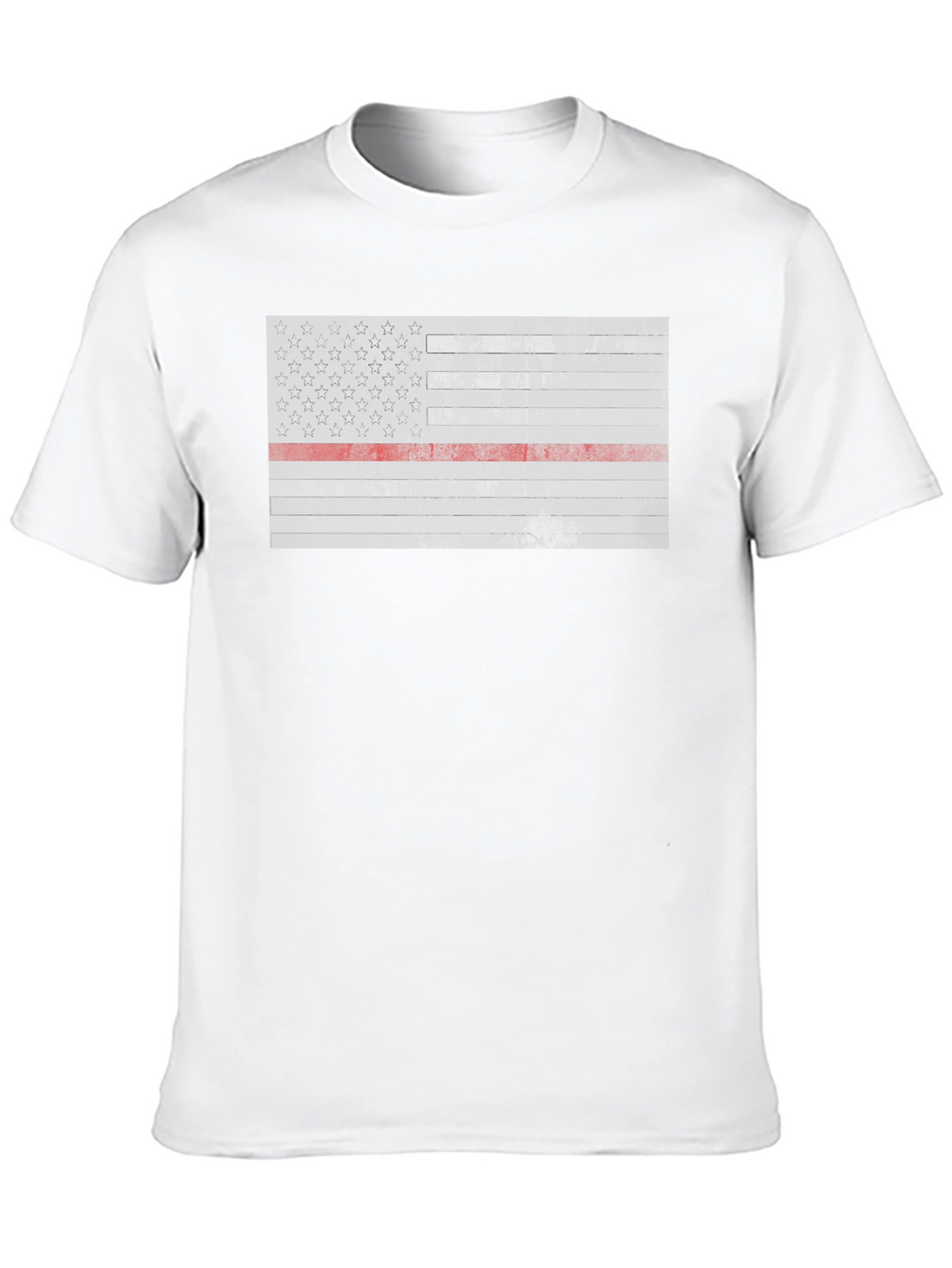 Thin Red Line American Flag Graphic Tee