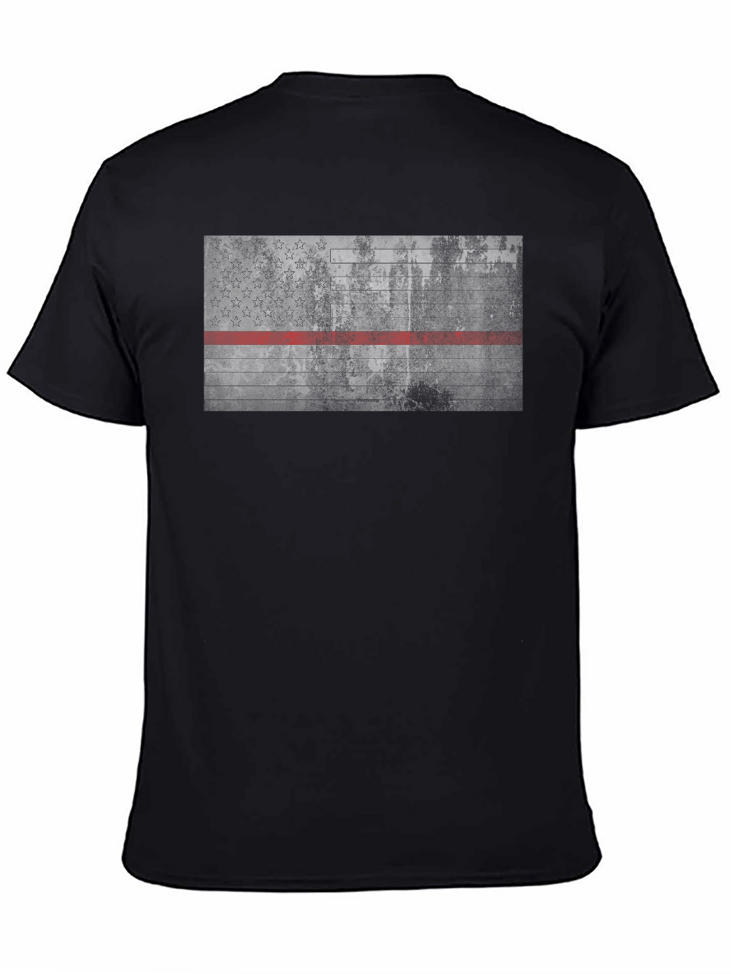 Thin Red Line American Flag Graphic Tee
