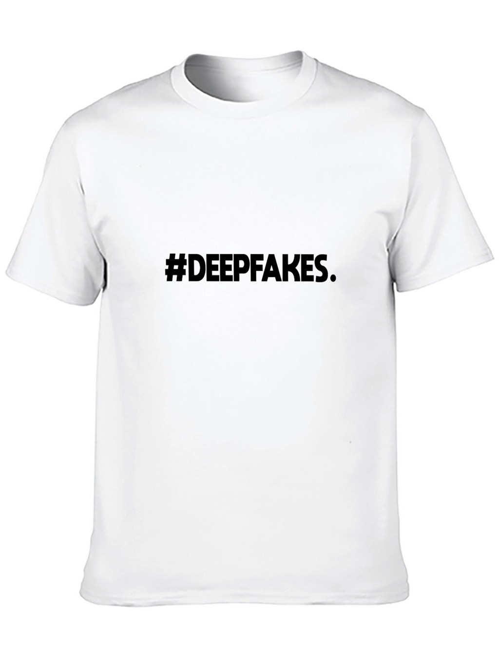 Deepfakes Graphic Tee - Mens Black T-Shirt