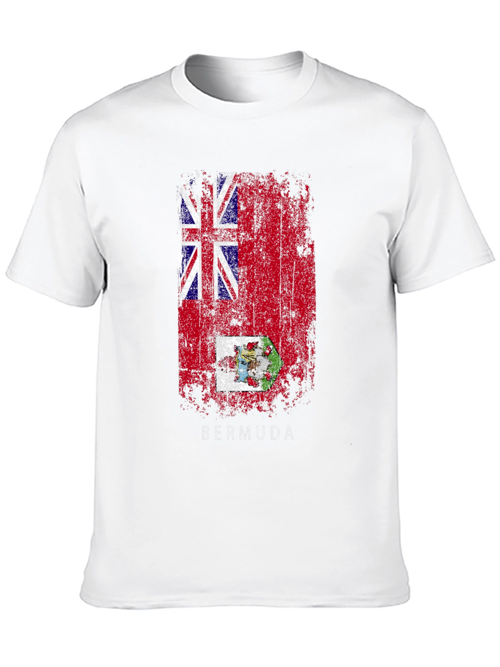 Bermuda Flag T-Shirt - Distressed Graphic Tee