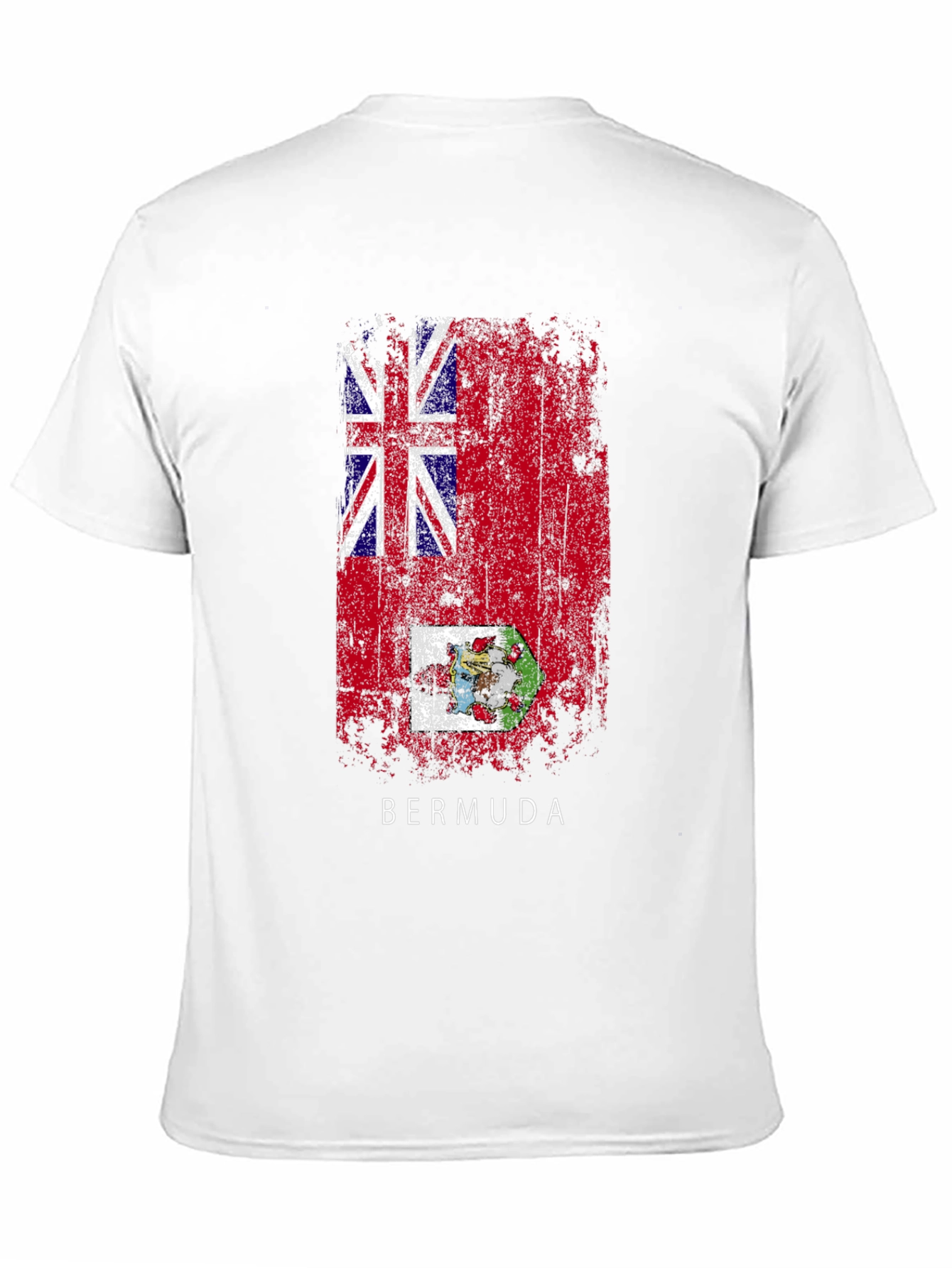 Bermuda Flag T-Shirt - Distressed Graphic Tee