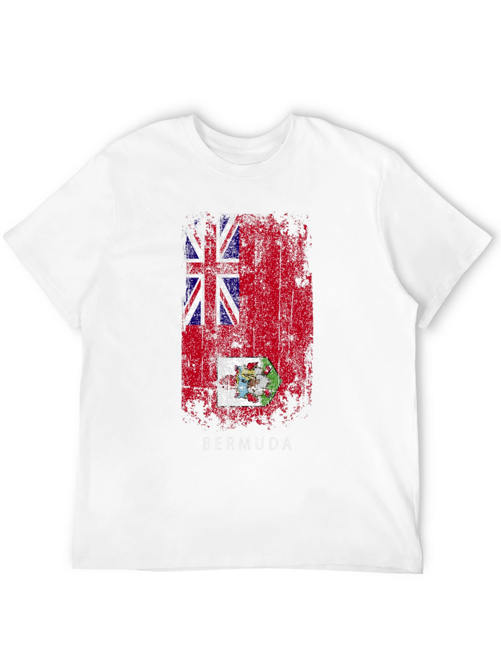 Bermuda Flag T-Shirt - Distressed Graphic Tee
