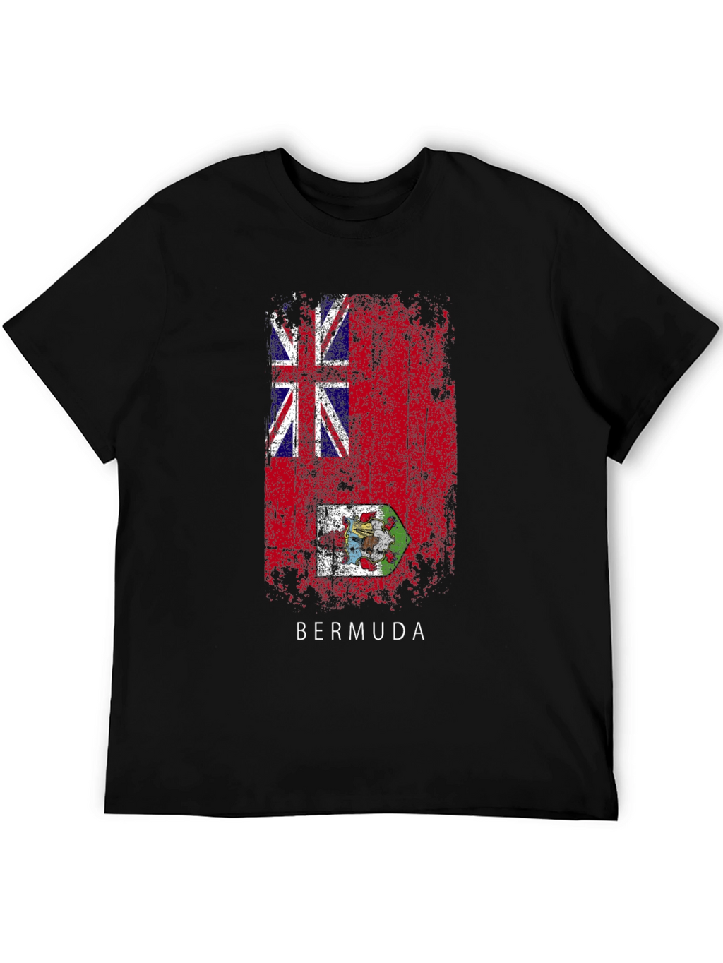 Bermuda Flag T-Shirt - Distressed Graphic Tee