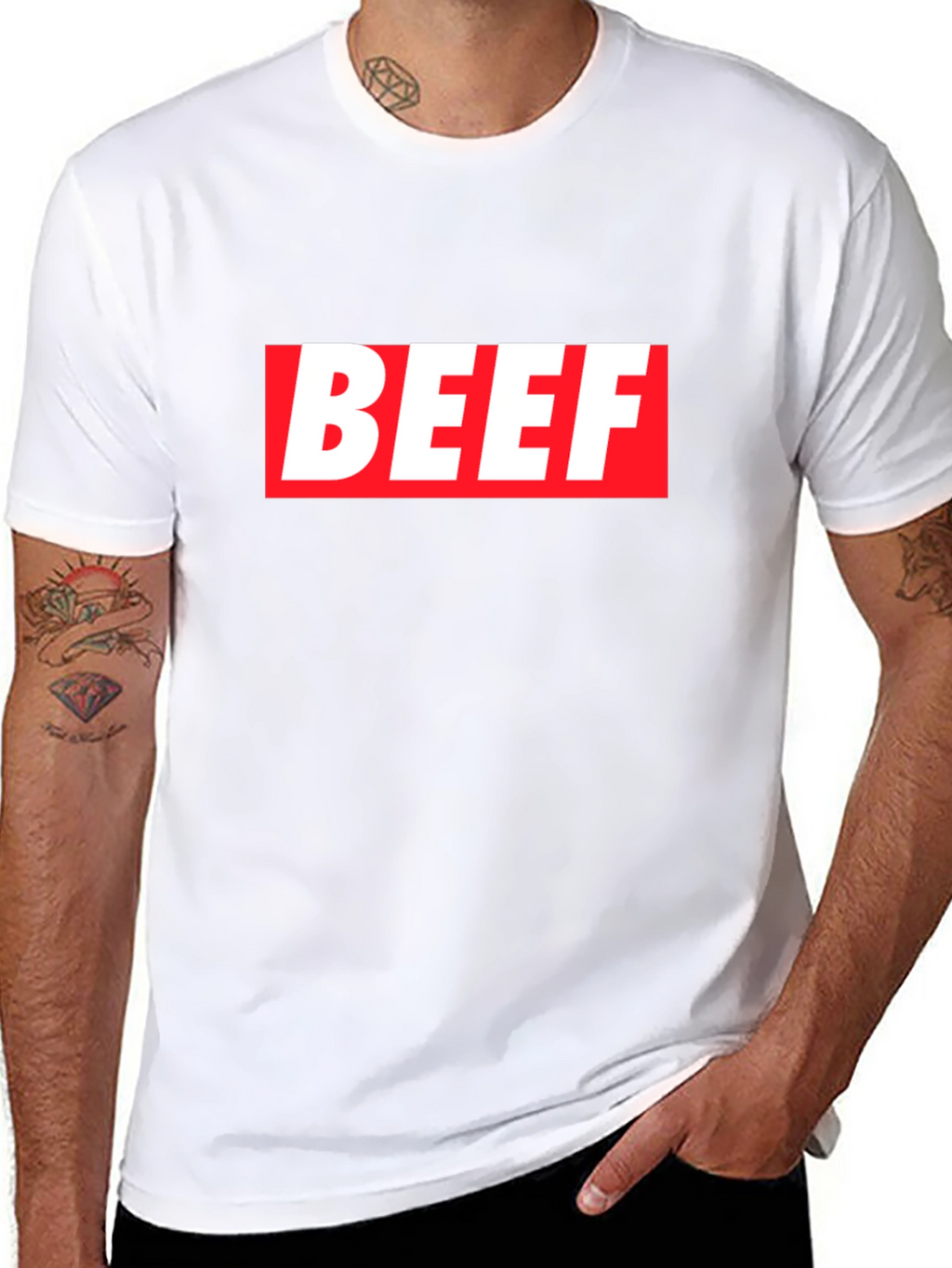 BEEF Graphic T-Shirt - Bold Statement Tee