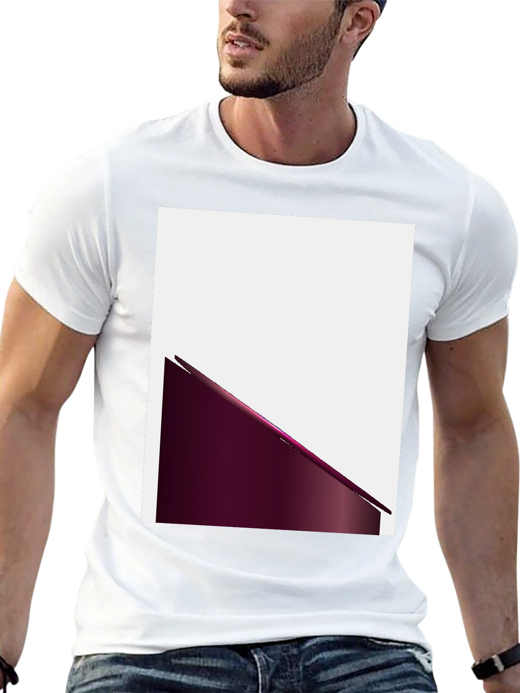 Modern Graphic Tee - Black