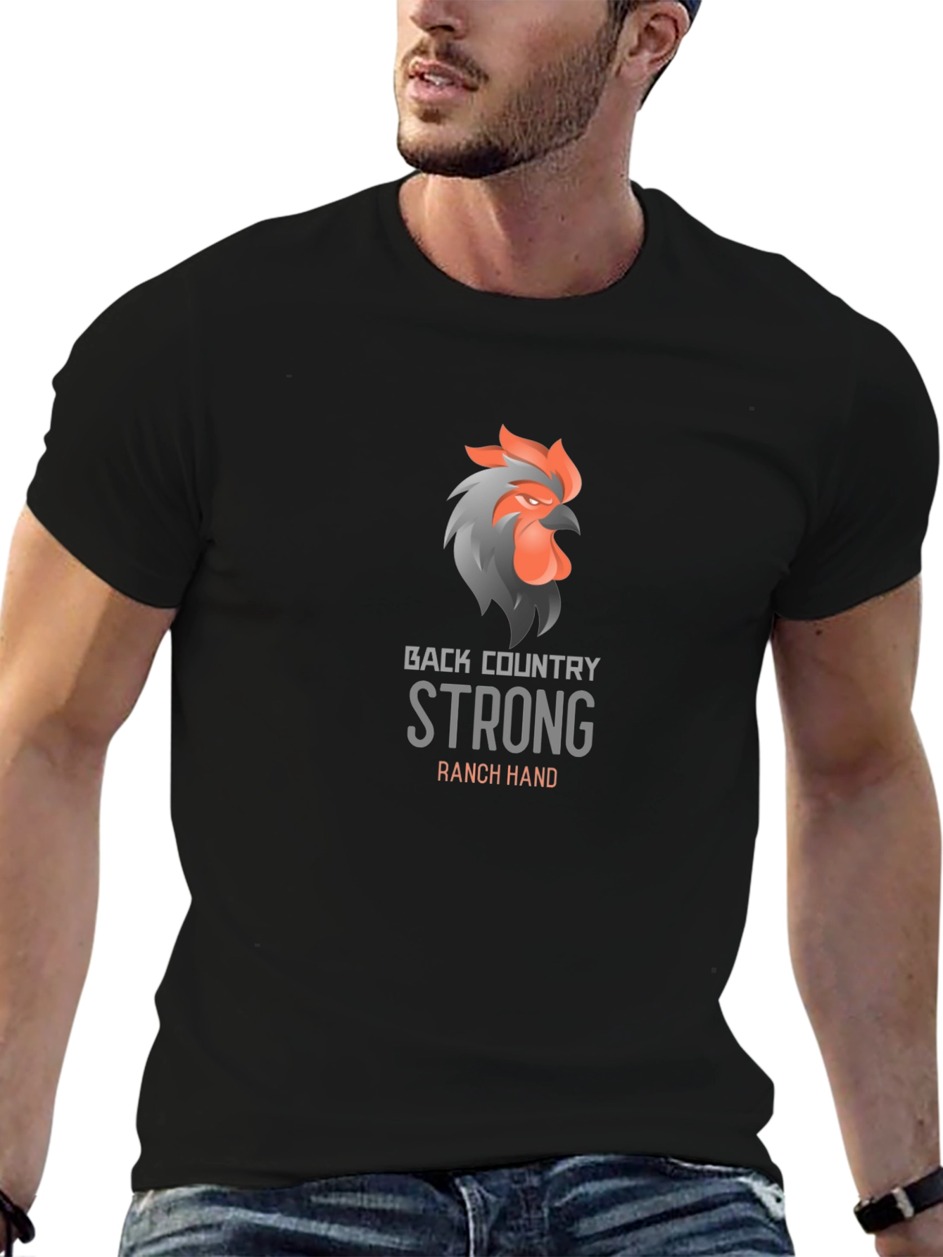 Back Country Strong Ranch Hand Graphic T-Shirt