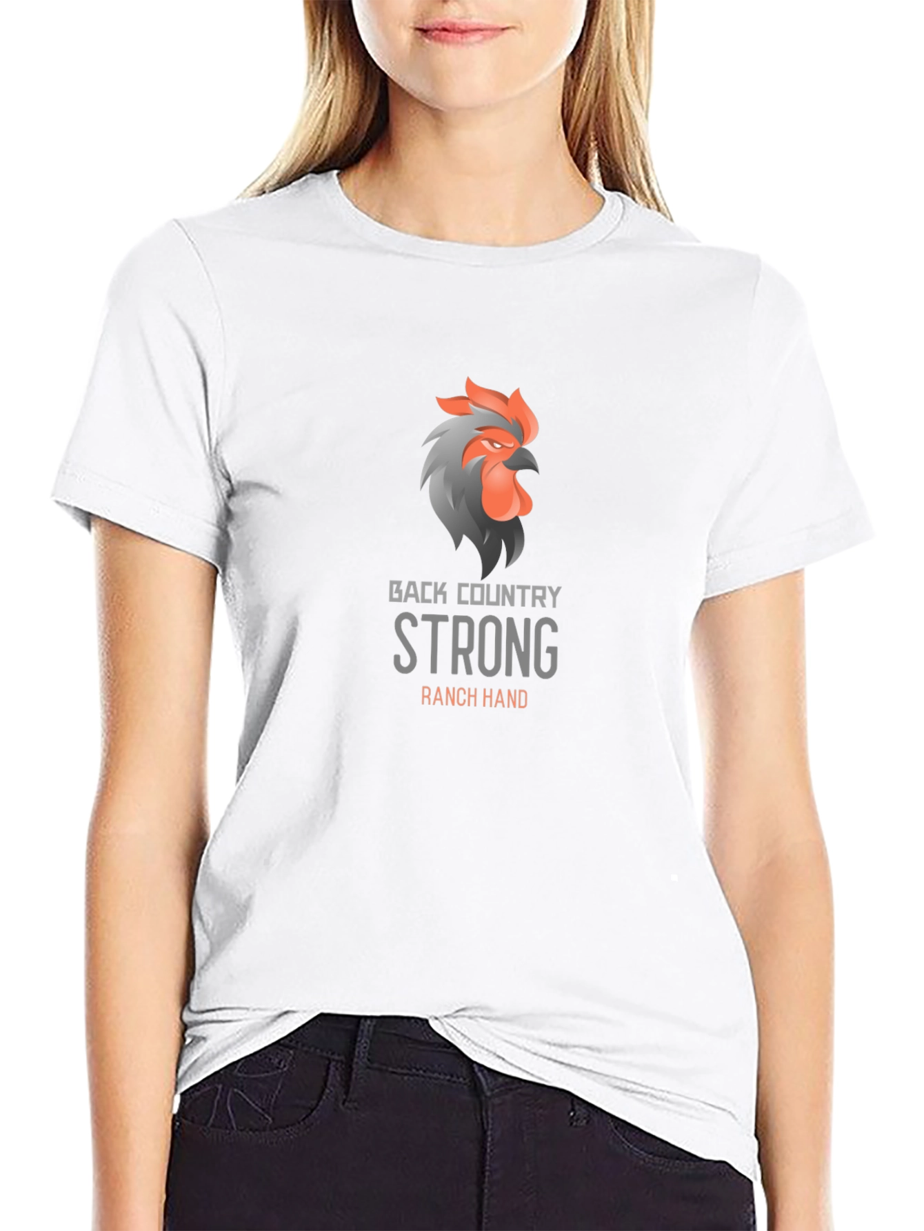 Back Country Strong Ranch Hand Graphic T-Shirt