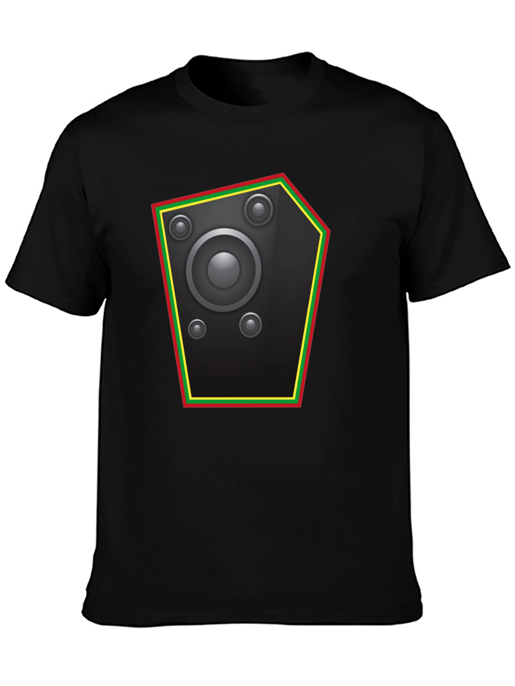 Speaker Graphic Black T-Shirt