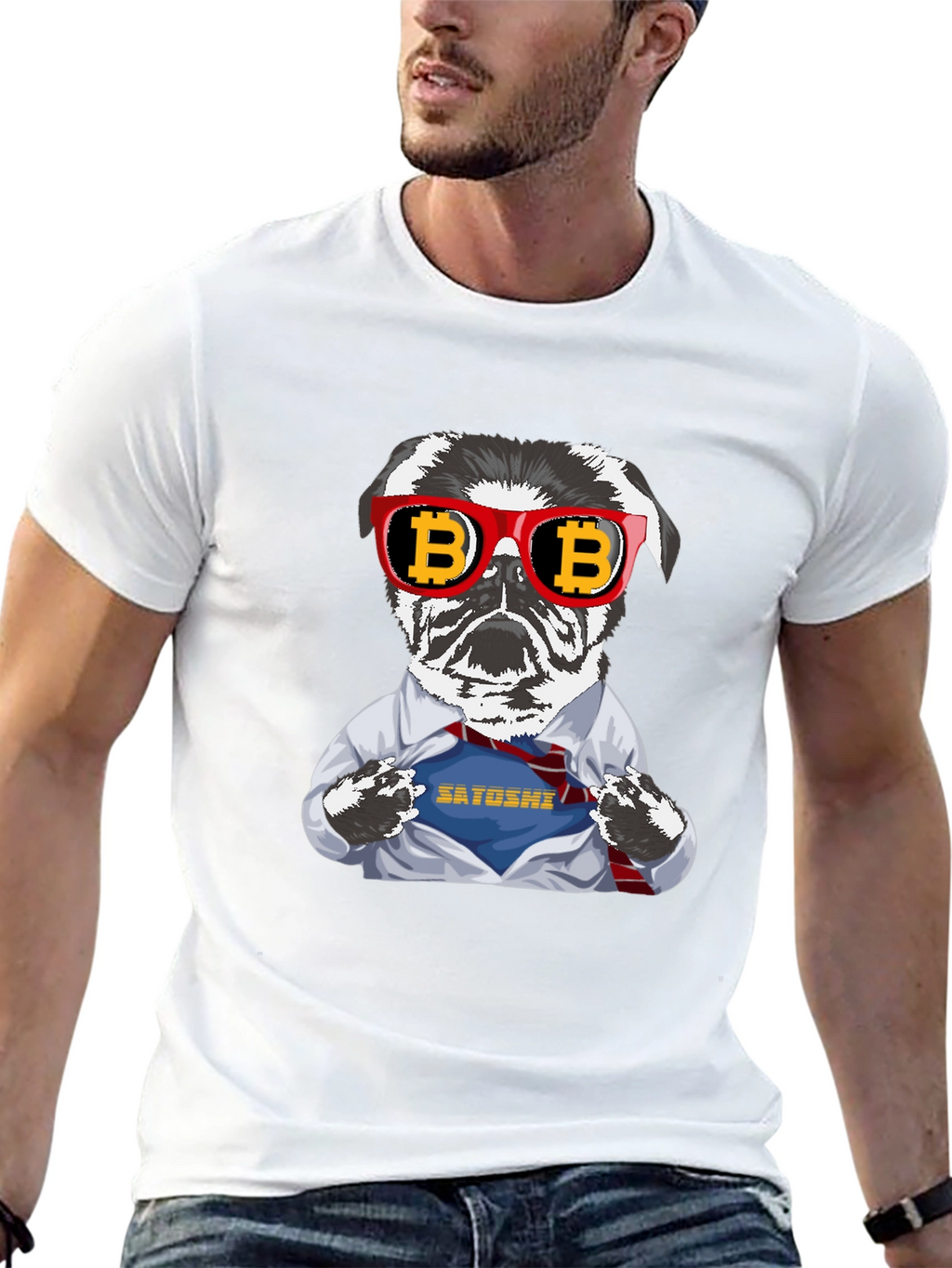 Bitcoin Satoshi Dog T-Shirt