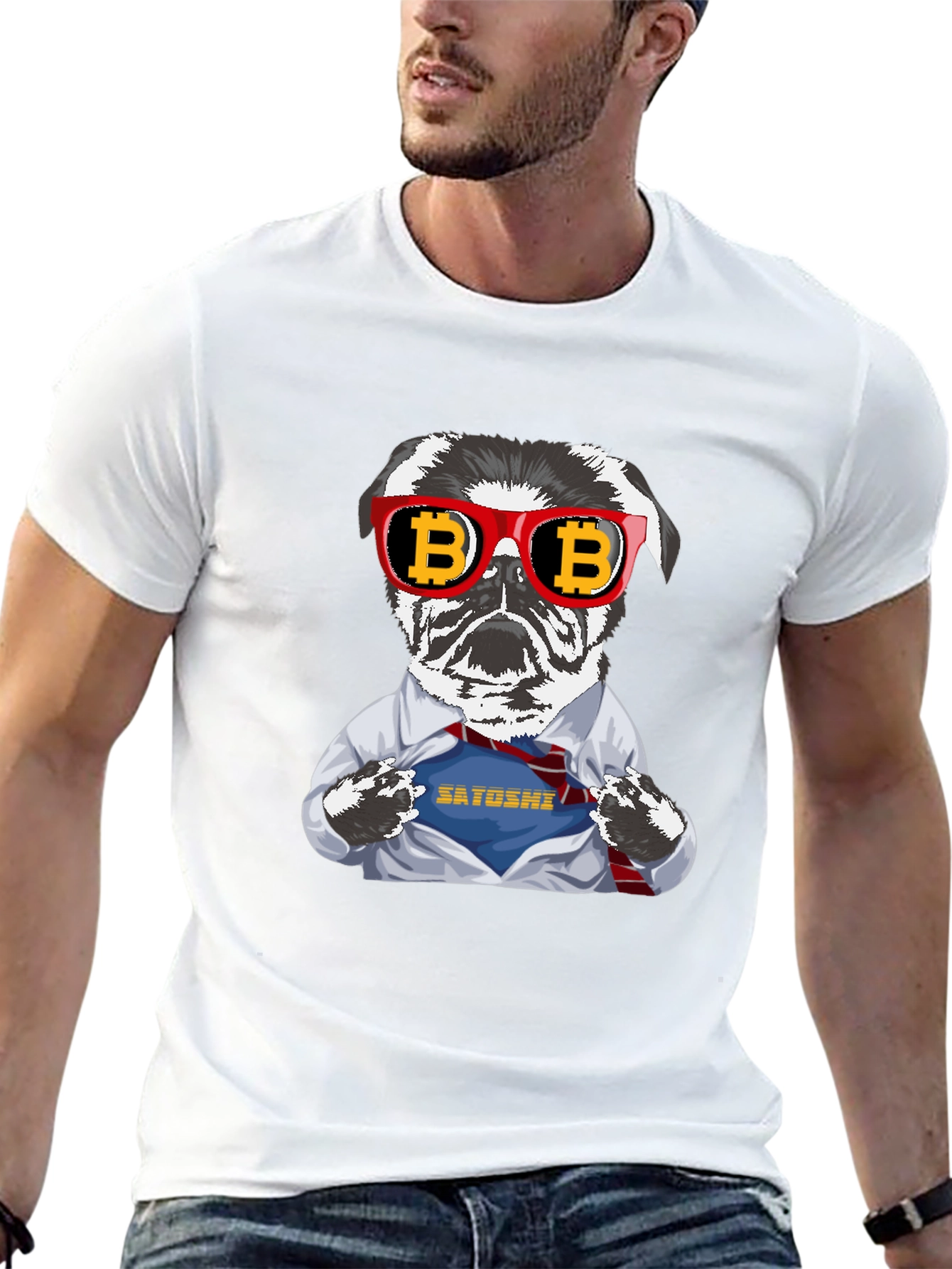 Bitcoin Satoshi Dog T-Shirt
