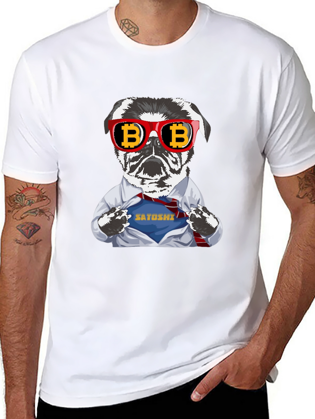 Bitcoin Satoshi Dog T-Shirt