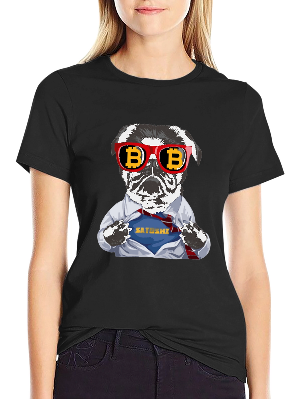 Bitcoin Satoshi Dog T-Shirt