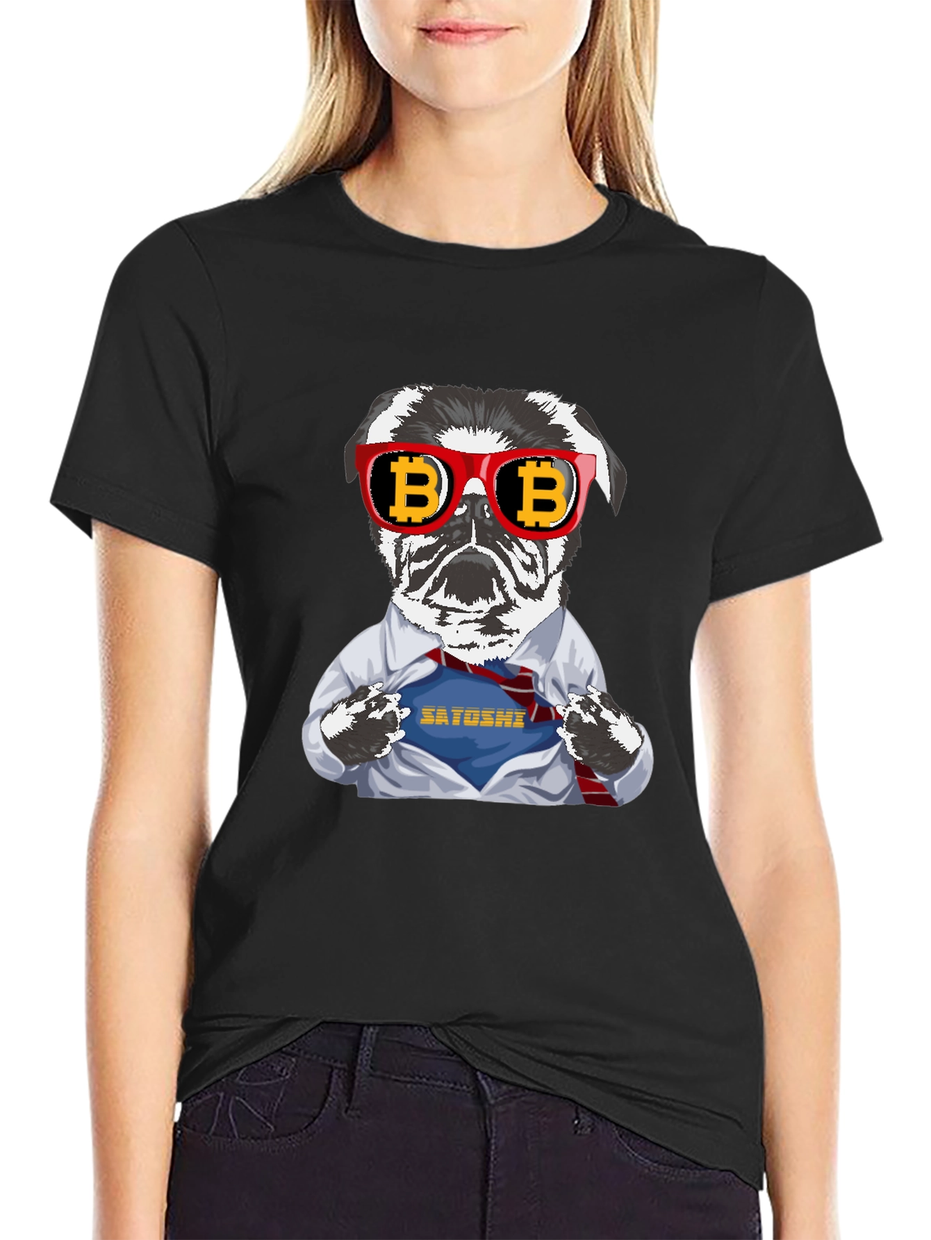 Bitcoin Satoshi Dog T-Shirt
