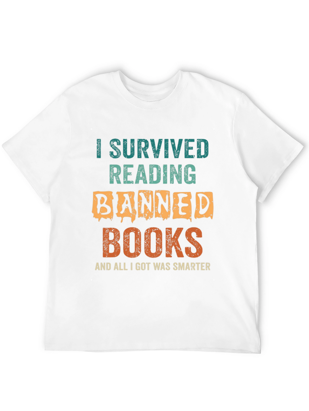 Banned Books T-Shirt - I Survived Reading Funny Tee