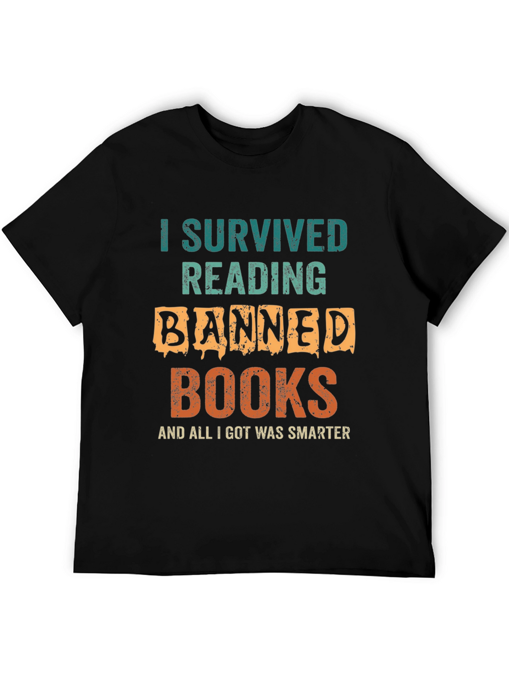 Banned Books T-Shirt - I Survived Reading Funny Tee